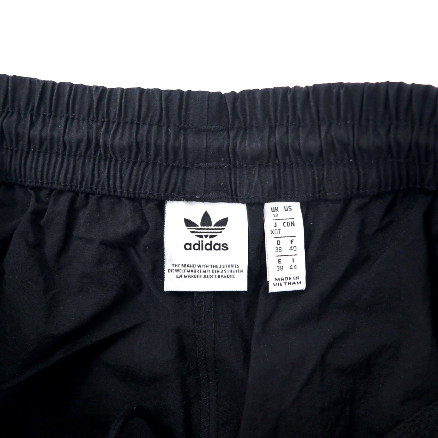 adidas originals トラックパンツ ジャージ XOT ブラック ナイロン トレフォイルロゴ 3ストライプス LOCK UP TRACK PANTS ED7542