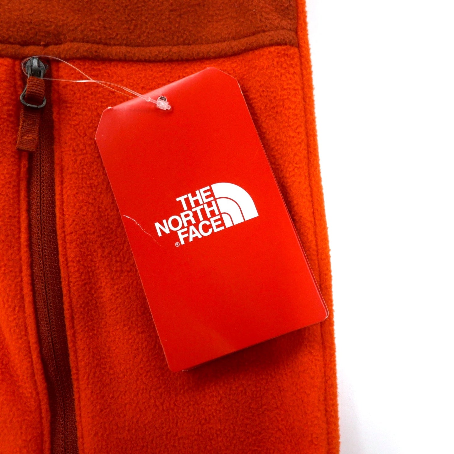 THE NORTH FACE フルジップ フリースジャケット M オレンジ ポリエステル ワンポイントロゴ刺繍 NF0A48KDEL9 エルサルバドル製 未使用品