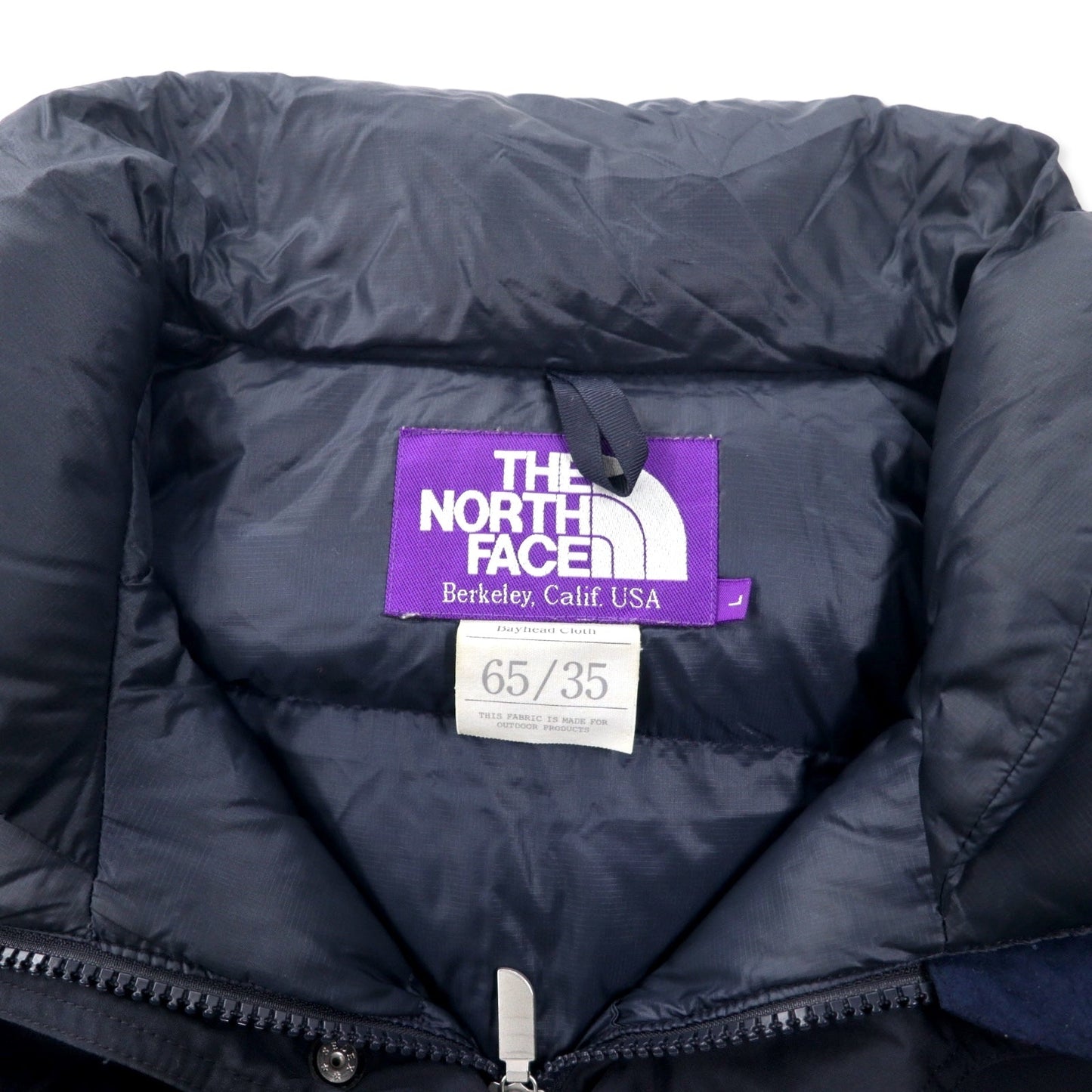 THE NORTH FACE PURPLE LABEL 65/35クロス 光電子 ダウンジャケット マウンテンパーカー L ネイビー ポリエステル コットン Mountain Short Down Parka ND2770N