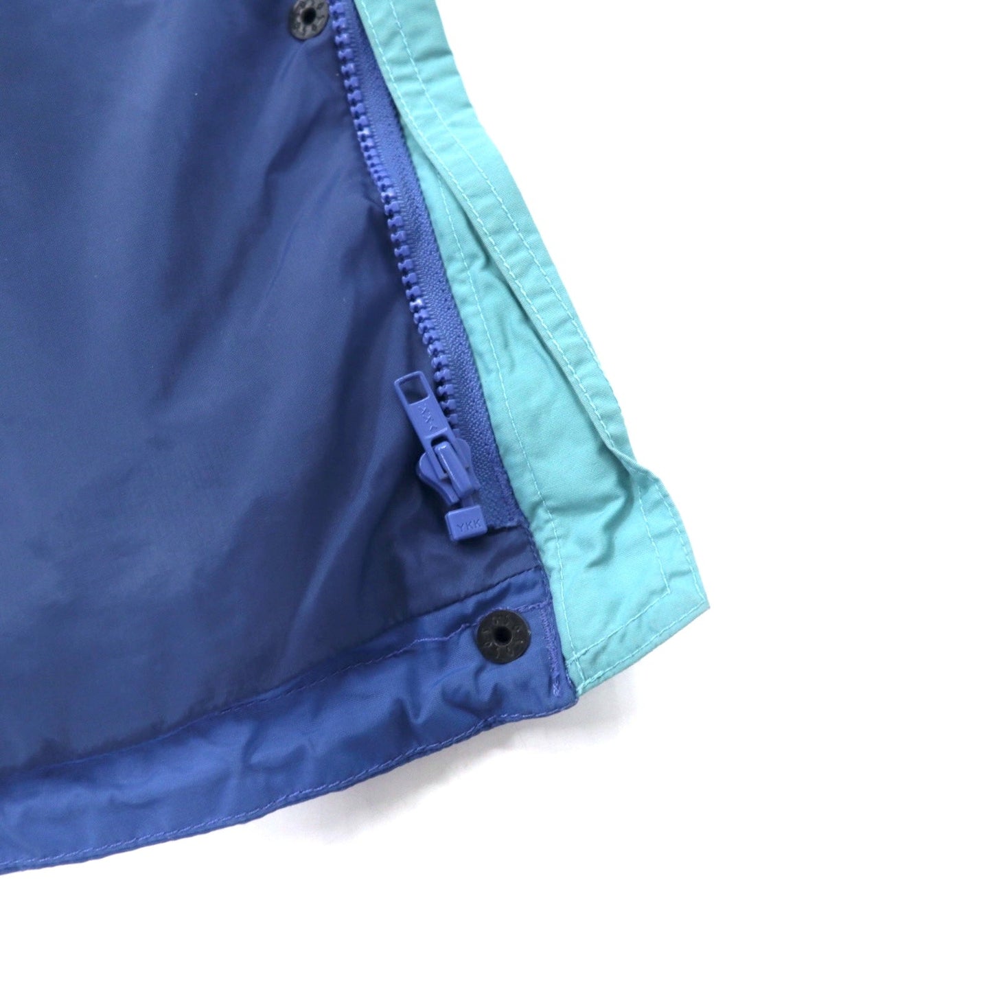 Columbia 90年代 セーリングジャケット L ブルー ナイロン 防水 ドローコード ジップインジップ搭載 Boulder Ridge SL7105
