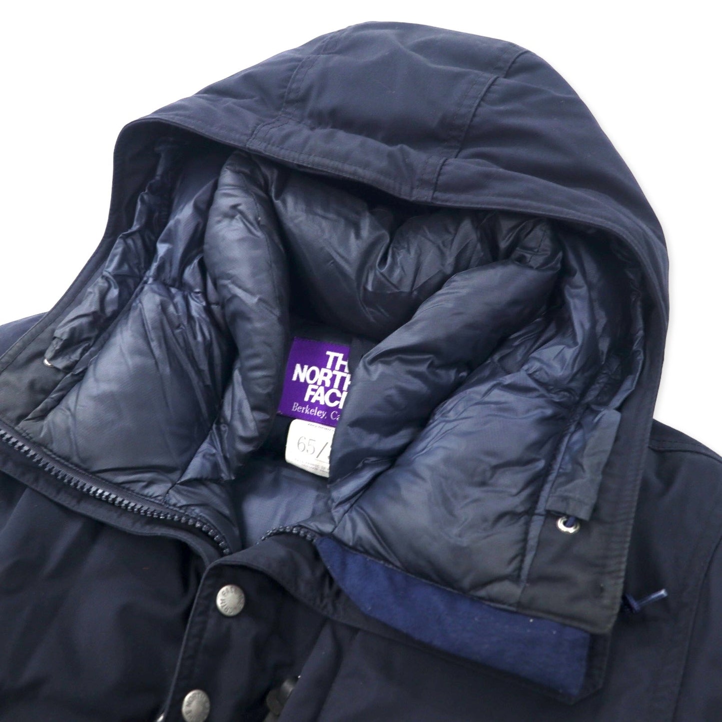 THE NORTH FACE PURPLE LABEL 65/35クロス 光電子 ダウンジャケット マウンテンパーカー L ネイビー ポリエステル コットン Mountain Short Down Parka ND2770N