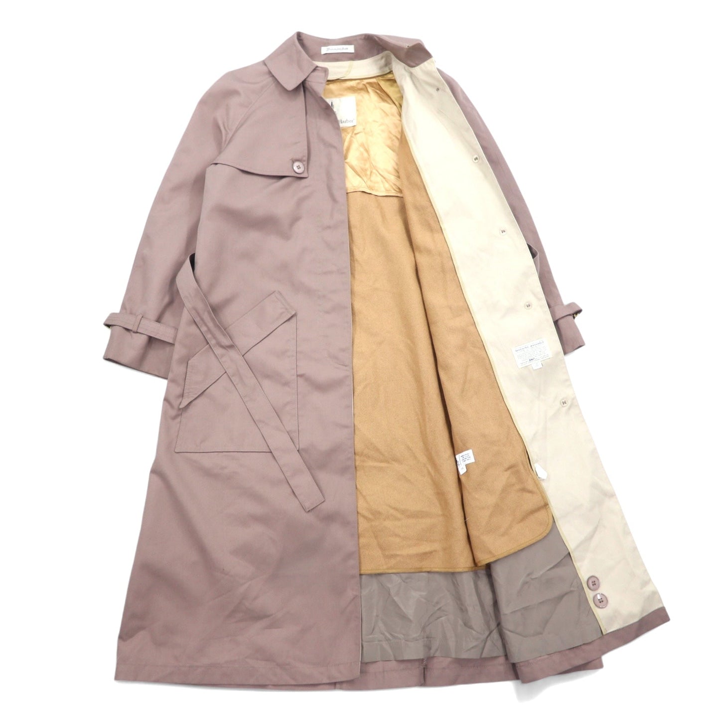 USA製 90年代 Misty Harbor トレンチコート L ポリエステル ライナー着脱式 ベルト付き