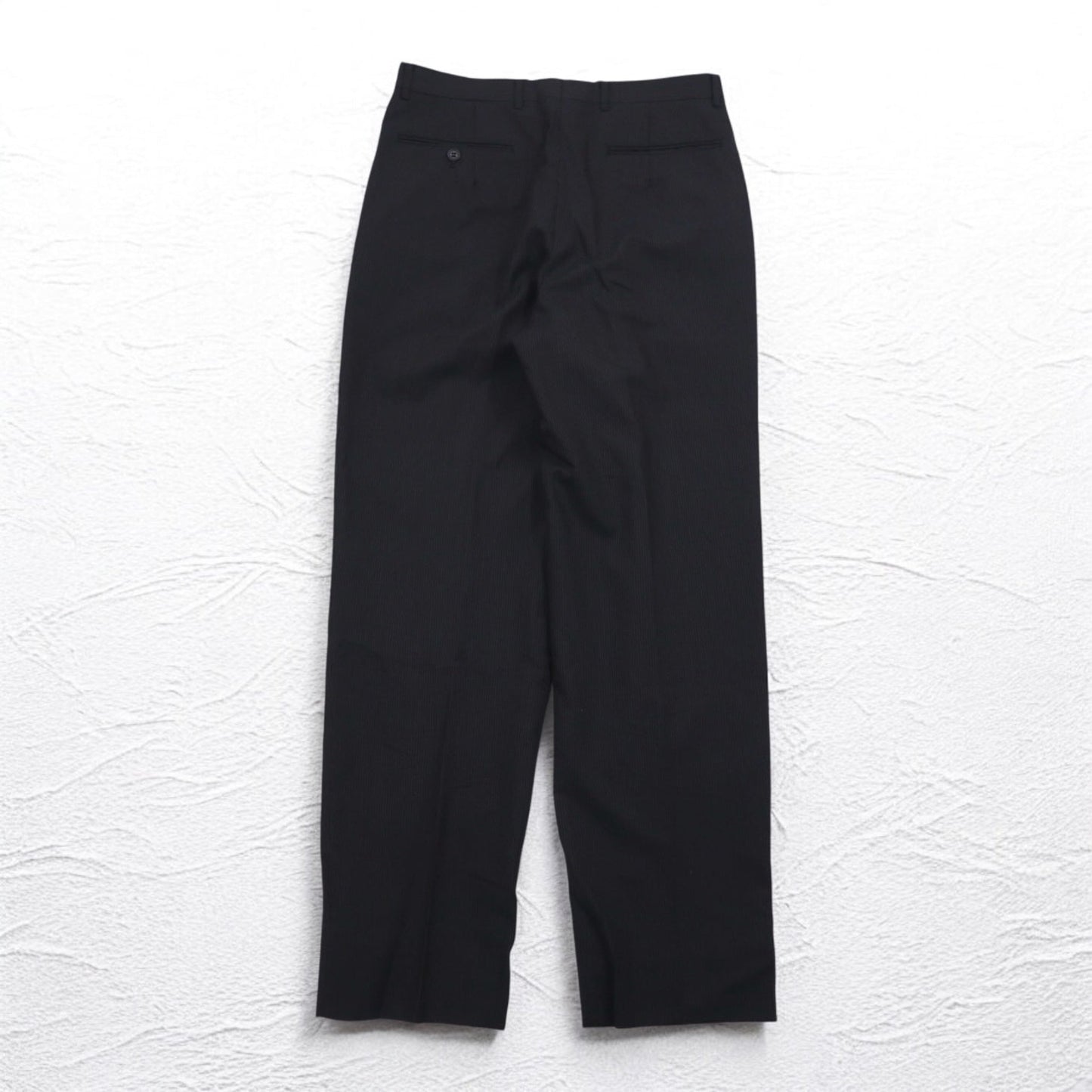 STUDIO by D'URBAN 80年代 3B スーツ セットアップ XL グレー ストライプ ウール 日本製