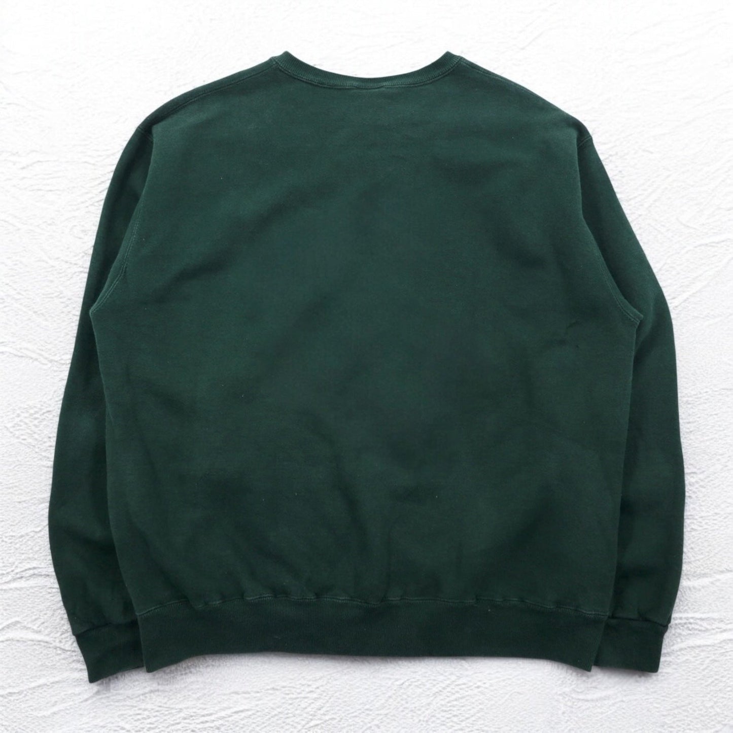Champion 90年代 USA製 刺繍タグ クルーネック スウェット XL グリーン ワンポイントロゴ刺繍
