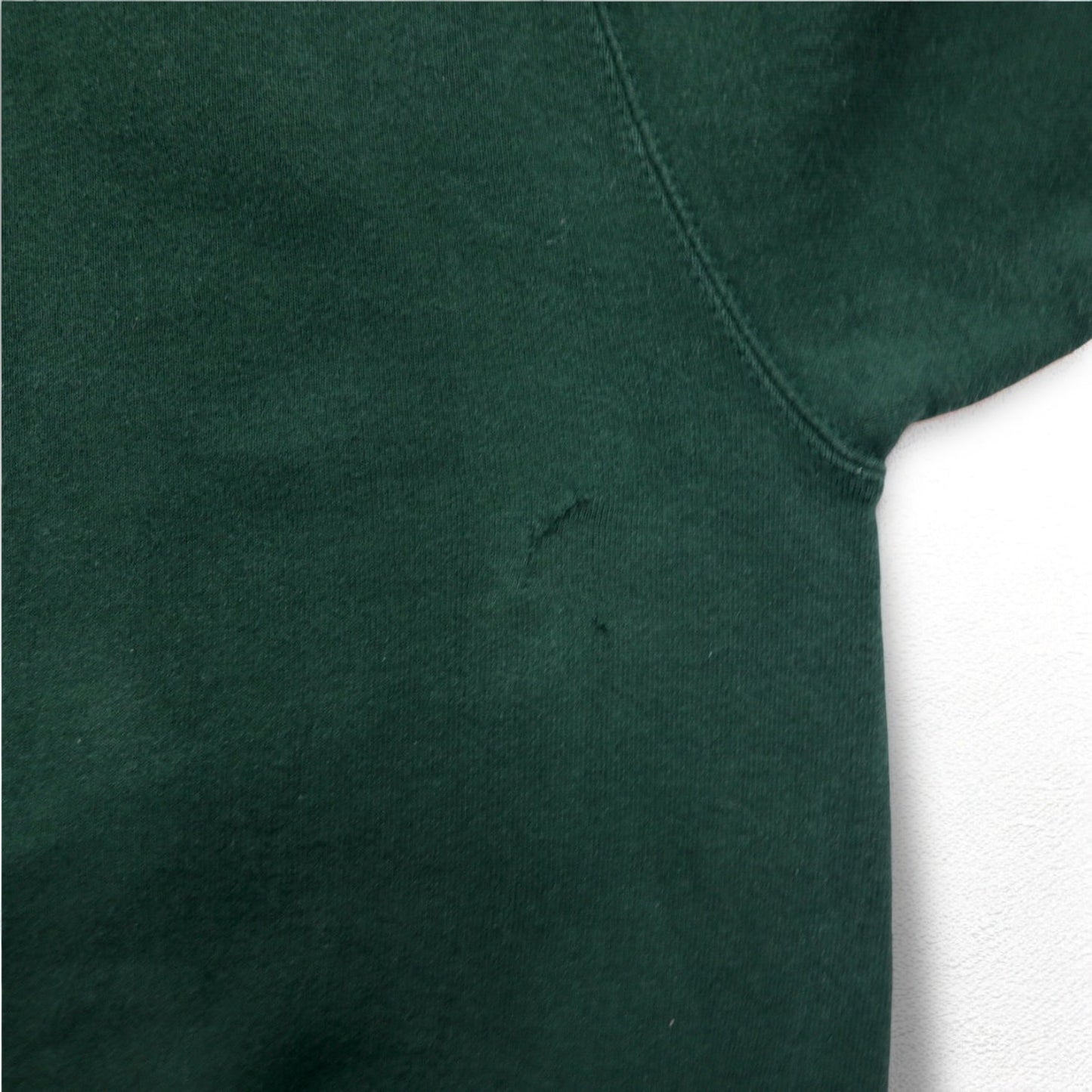 Champion 90年代 USA製 刺繍タグ クルーネック スウェット XL グリーン ワンポイントロゴ刺繍