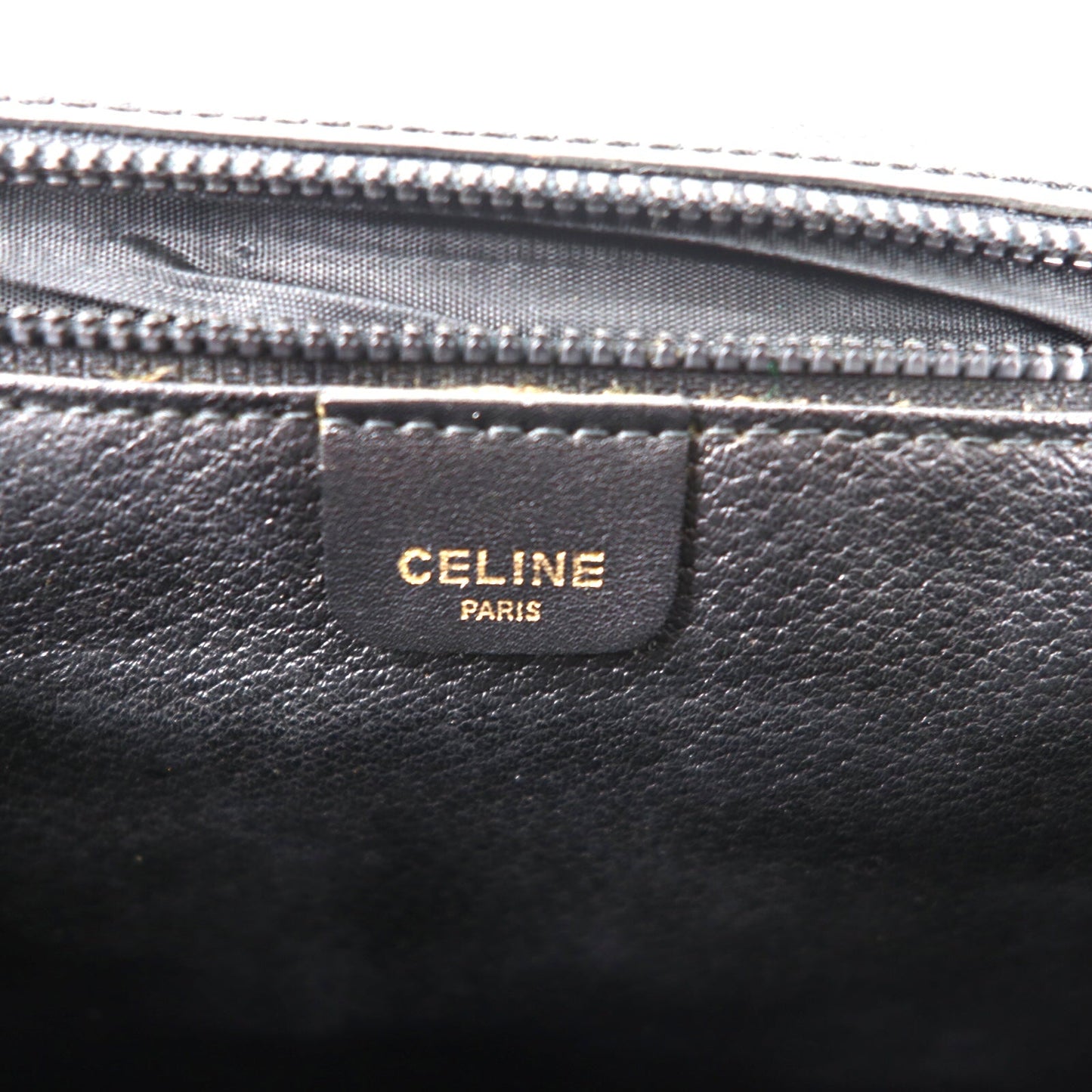 CELINE クラッチバッグ ブラック レザー M08 イタリア製