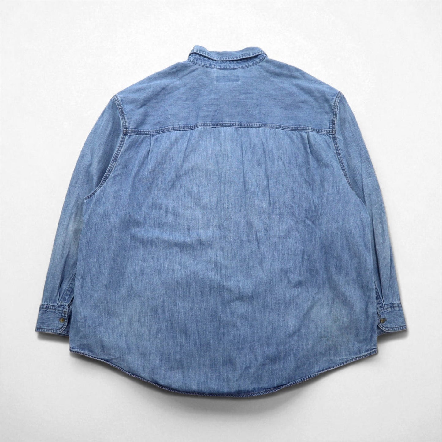 Levi's Signature ビッグサイズ デニム ボタンダウンシャツ 3XL インディゴ ブルー コットン