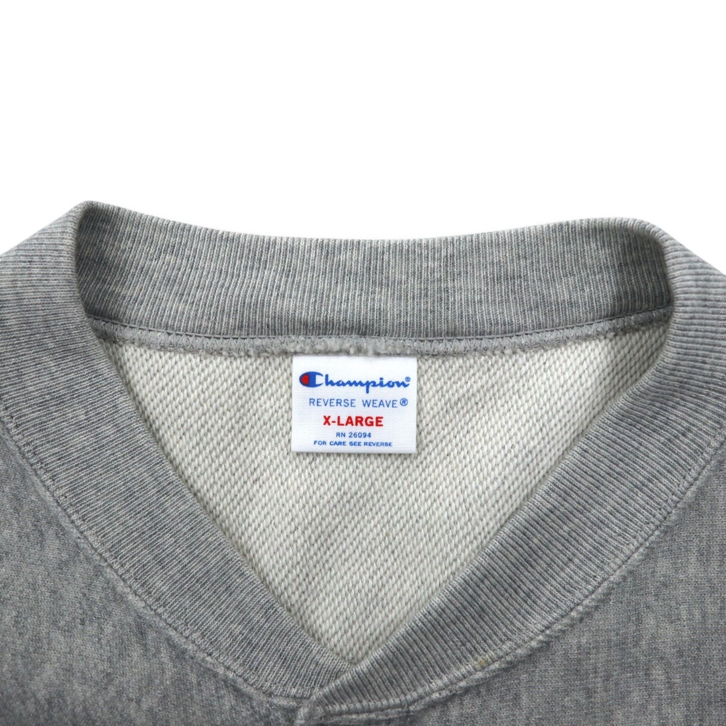 Champion リバースウィーブ REVERSE WEAVE スウェット ブルゾン XL グレー スナップボタン C8-Q018R