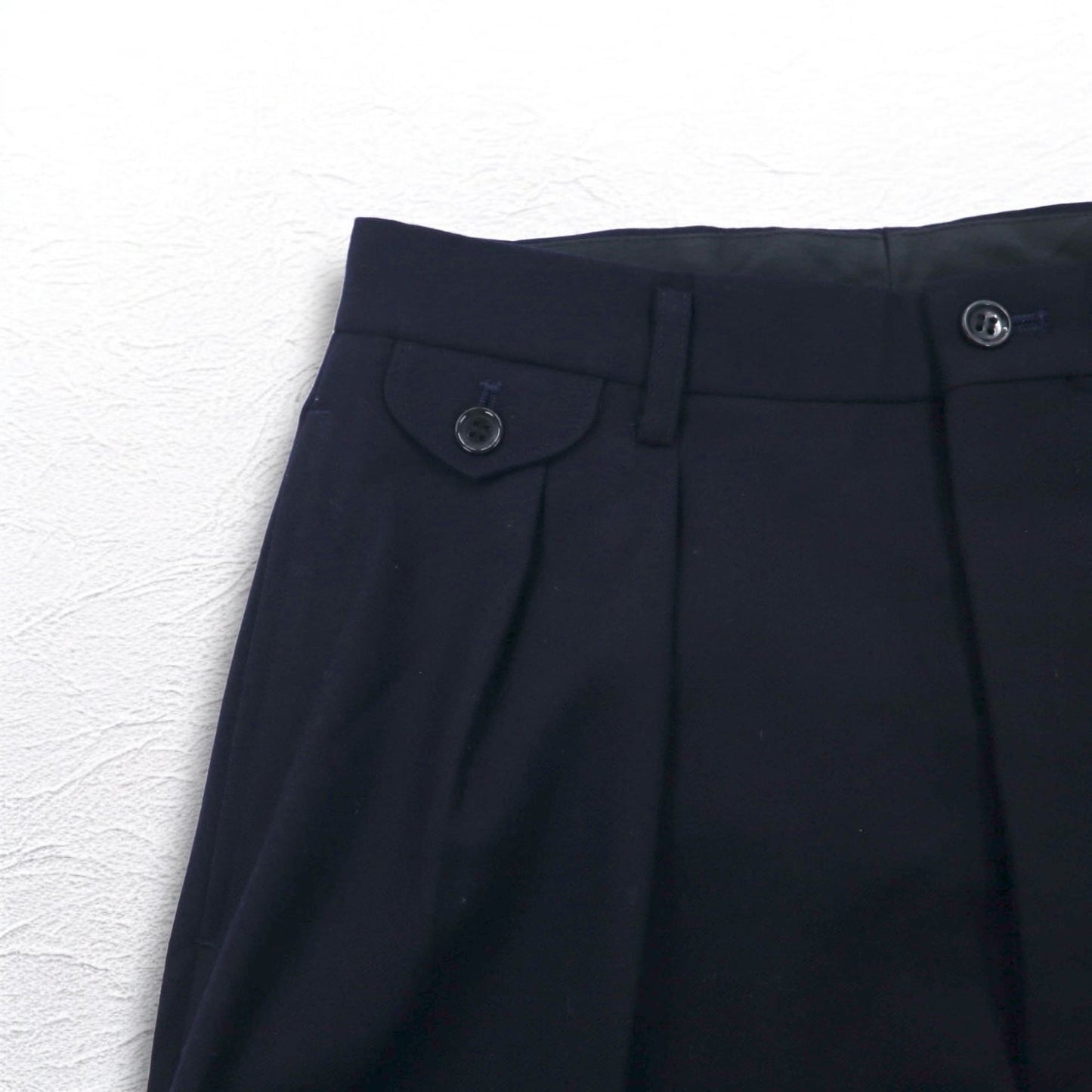 ATELIER SAB for men 90年代 ダブル スーツ セットアップ S ネイビー ウール ギャバジン 日本製