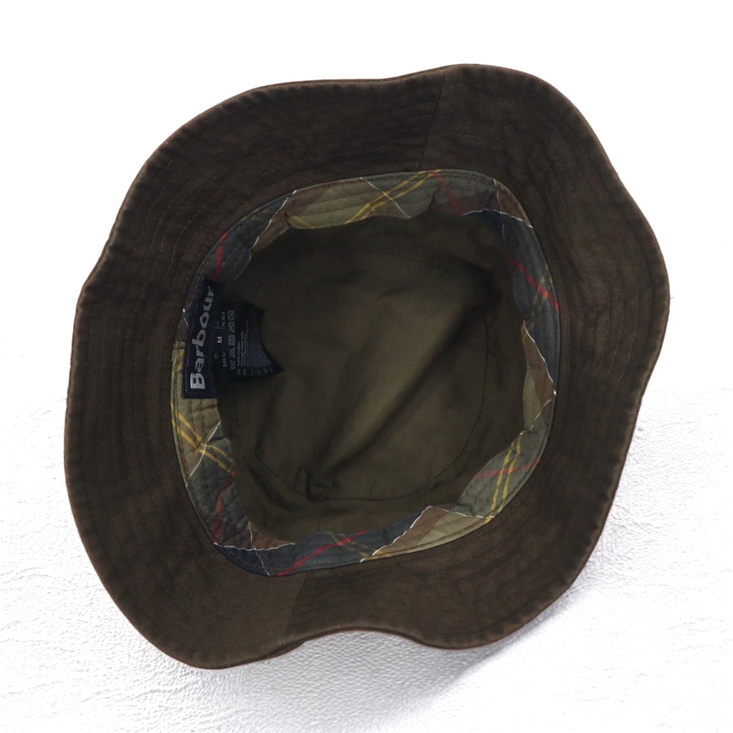 Barbour ブッシュハット バケットハット M カーキ コットン MHA0615OL51