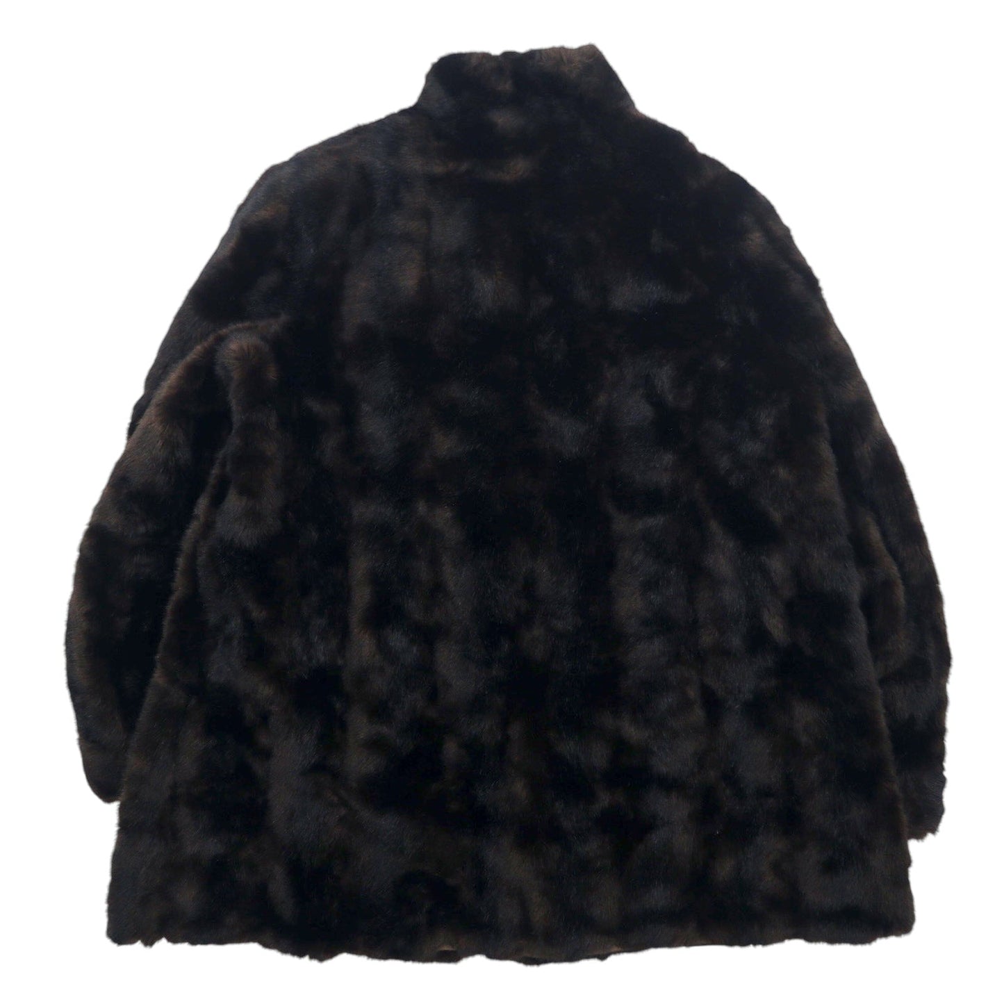 USA製 60年代 L.L.BERGER フェイクファージャケット L ブラウン アクリル ILGWU ユニオンメイド tissavel FRANCE