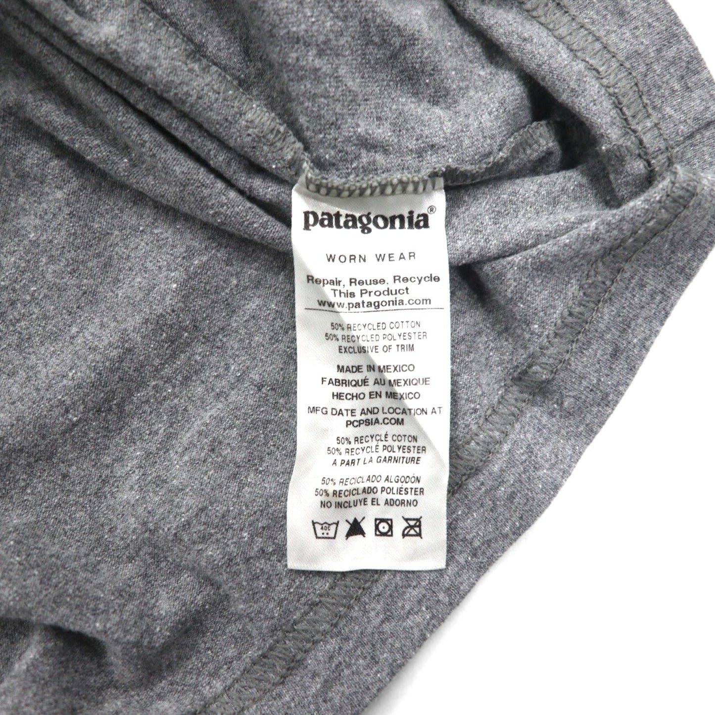 patagonia P-6ロゴ レスポンシビリティー P-6 LOGO RESPONSIBILI-TEE Tシャツ XL グレー 39174