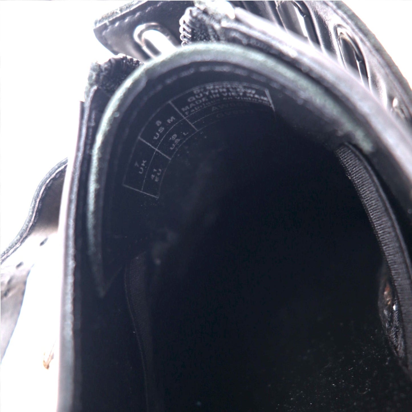 Dr.Martens ベルト ドレスシューズ 26cm ブラック スムースレザー QUYNN LOW BUCKLE LEATHER SHOES 25603001