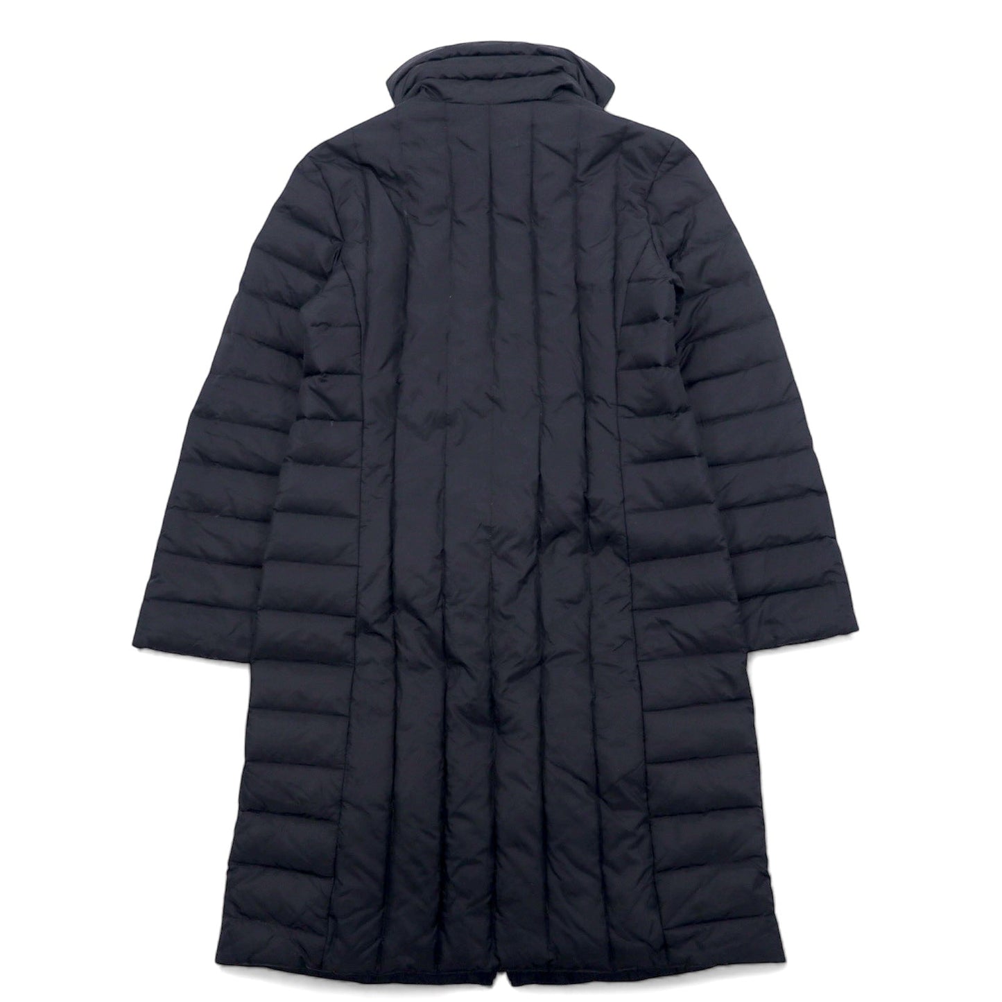 GUESS 90年代 ハイネック ダウンコート M ブラック ナイロン ダブルジップ ロゴ 刺繍