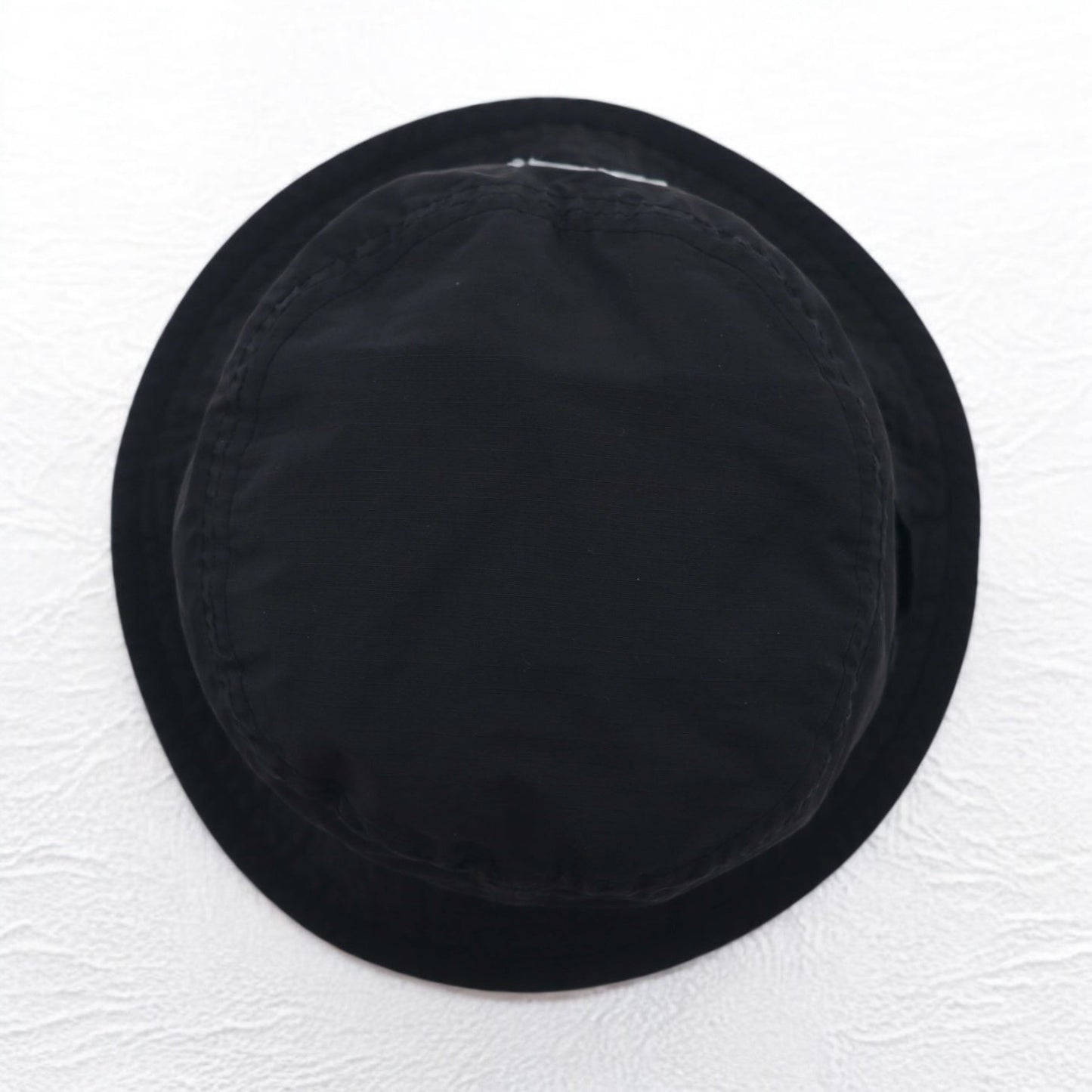Stussy リップストップ ブーニーハット Nyco Ripstop Boonie Hat バケットハット S/M ブラック ナイロン ストックロゴ 刺繍