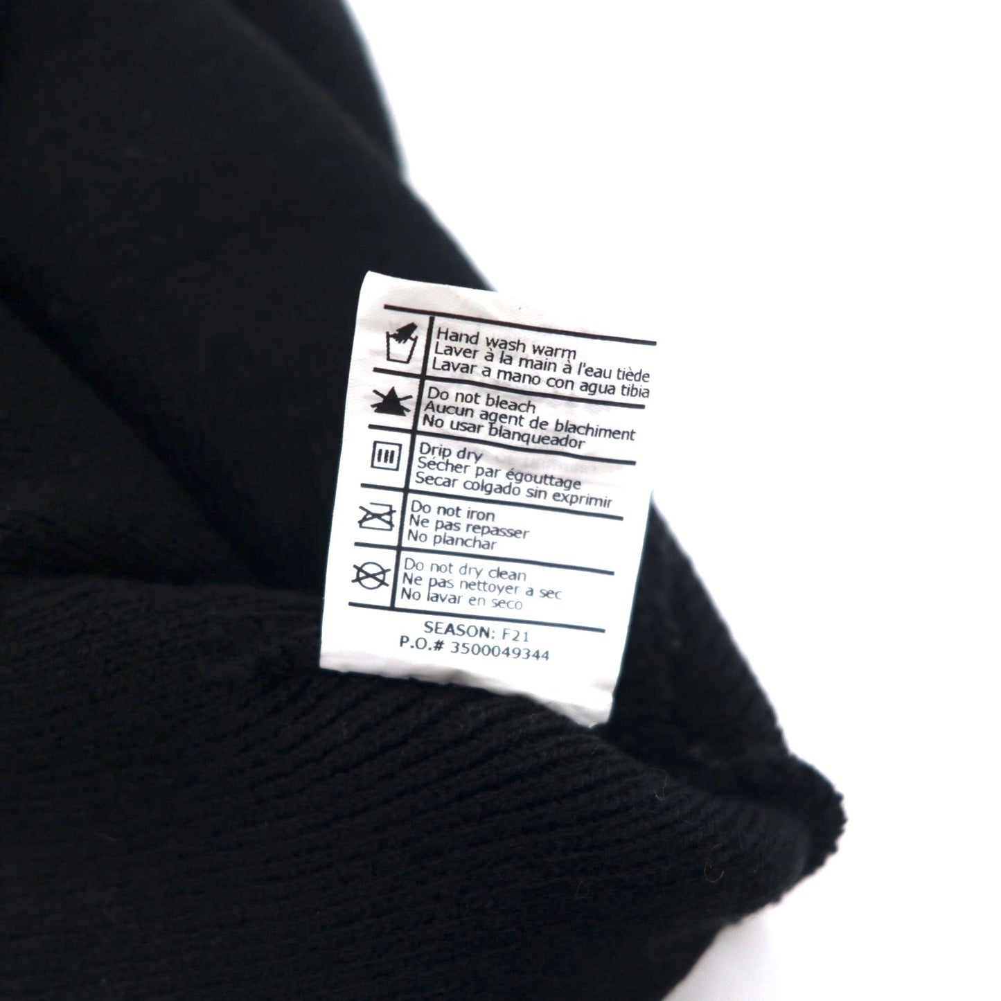 carhartt カナダ製 ニット帽 ビーニー ONE ブラック アクリル MADISON LOGO CAP