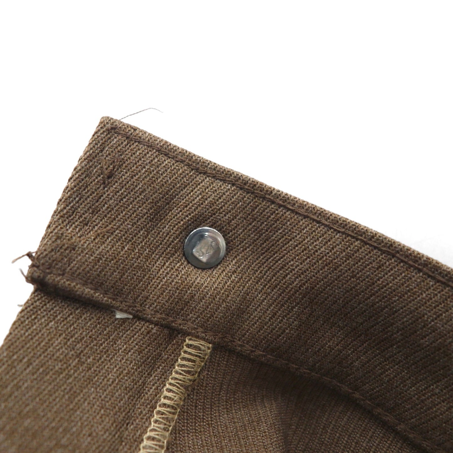 Levi's 80年代 USA製 ブーツカット スラックスパンツ L ブラウン ポリエステル 黒タブ 42TALONジップ 10517 4825