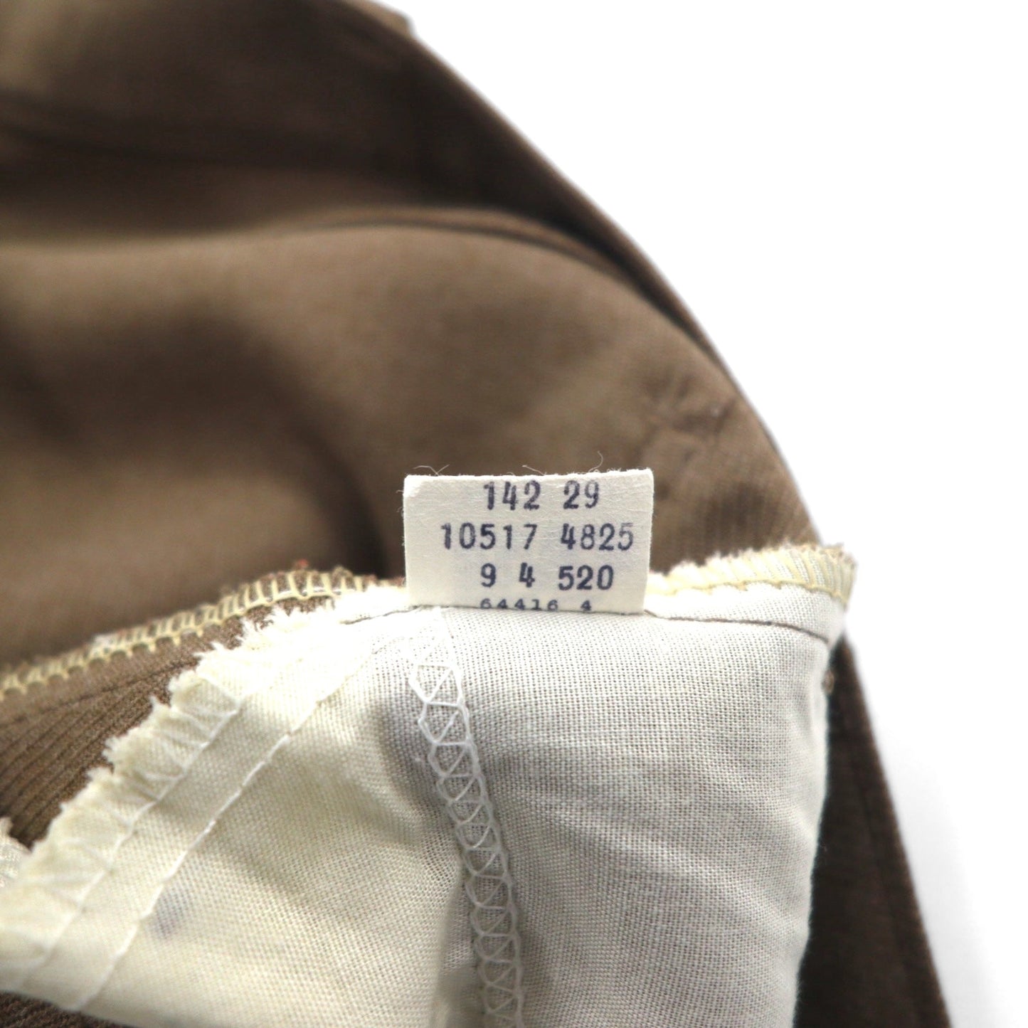 Levi's 80年代 USA製 ブーツカット スラックスパンツ L ブラウン ポリエステル 黒タブ 42TALONジップ 10517 4825