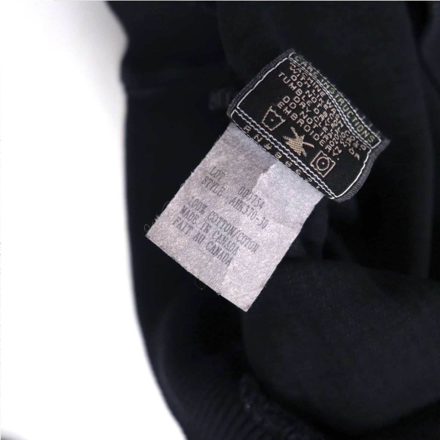 Vintage 90s Canada Made Sweatshirt AHEAD AUTHENTICS カナダ製 90年代 スウェット XL ブラック