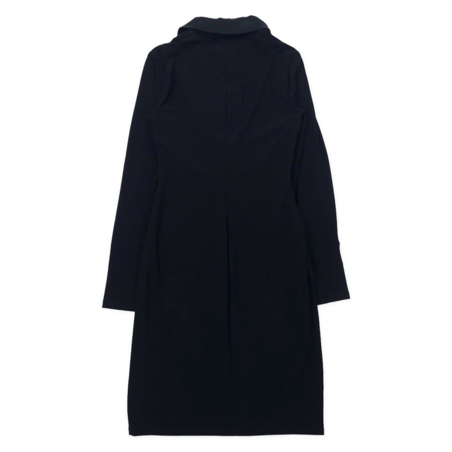 LAUREN RALPH LAUREN カシュクールワンピース ドレス 2P ブラック ポリエステル シルク ストレッチ