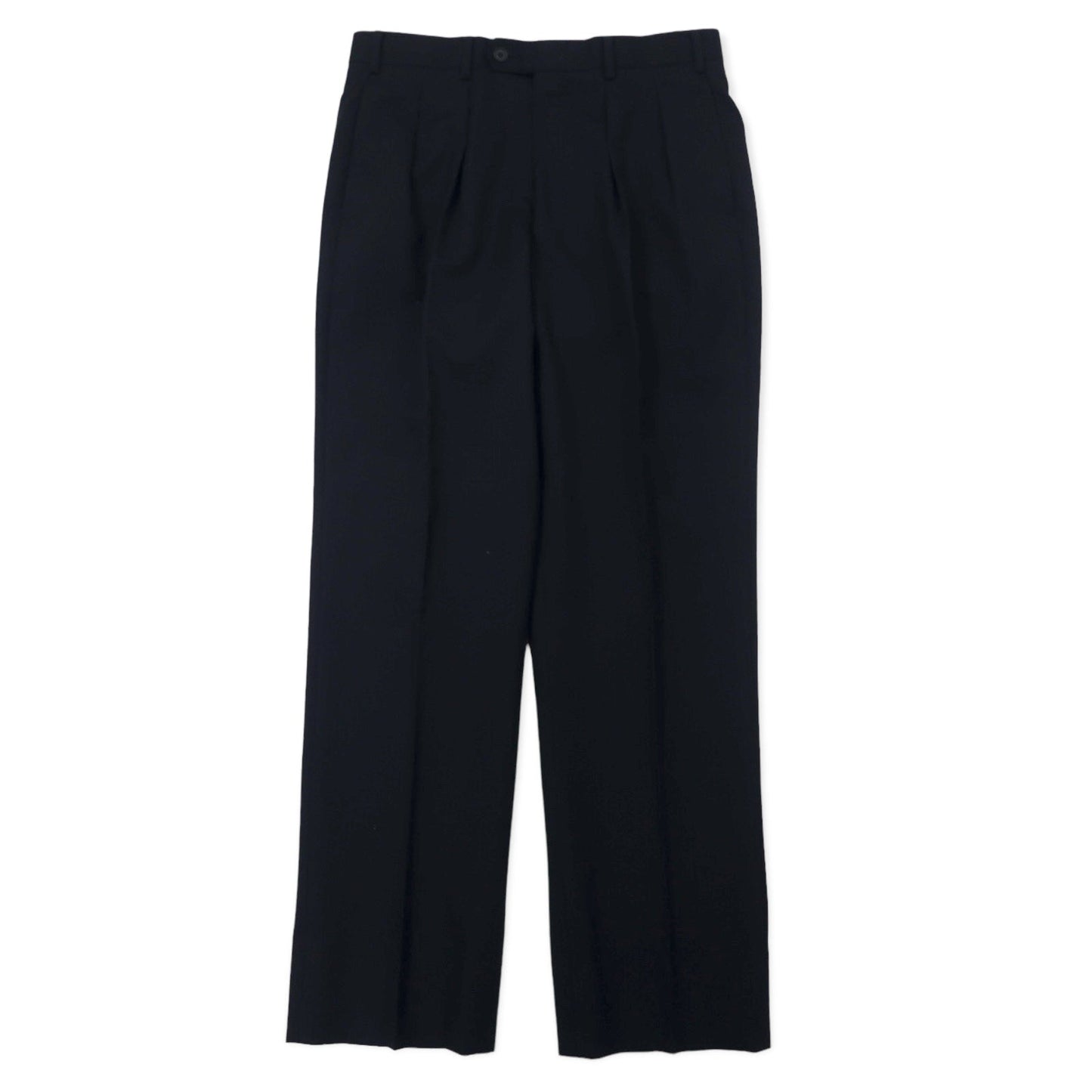 BURBERRY BLACK LABEL 3B スーツ セットアップ 42R ブラック ストライプ ウール SUPER 100's 羊毛 日本製