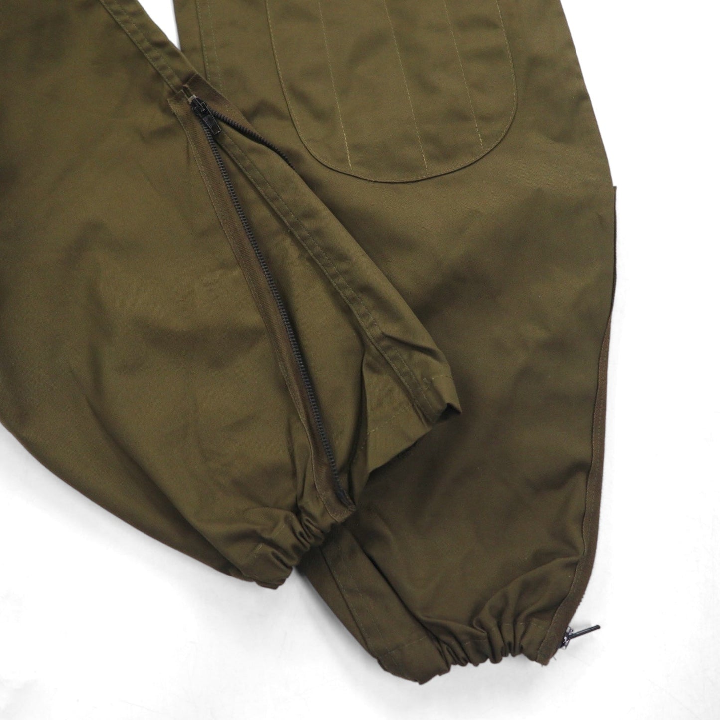 イタリア軍 90年代 ダブルニー パラシュートパンツ L カーキ コットン ミリタリー G.DI F.