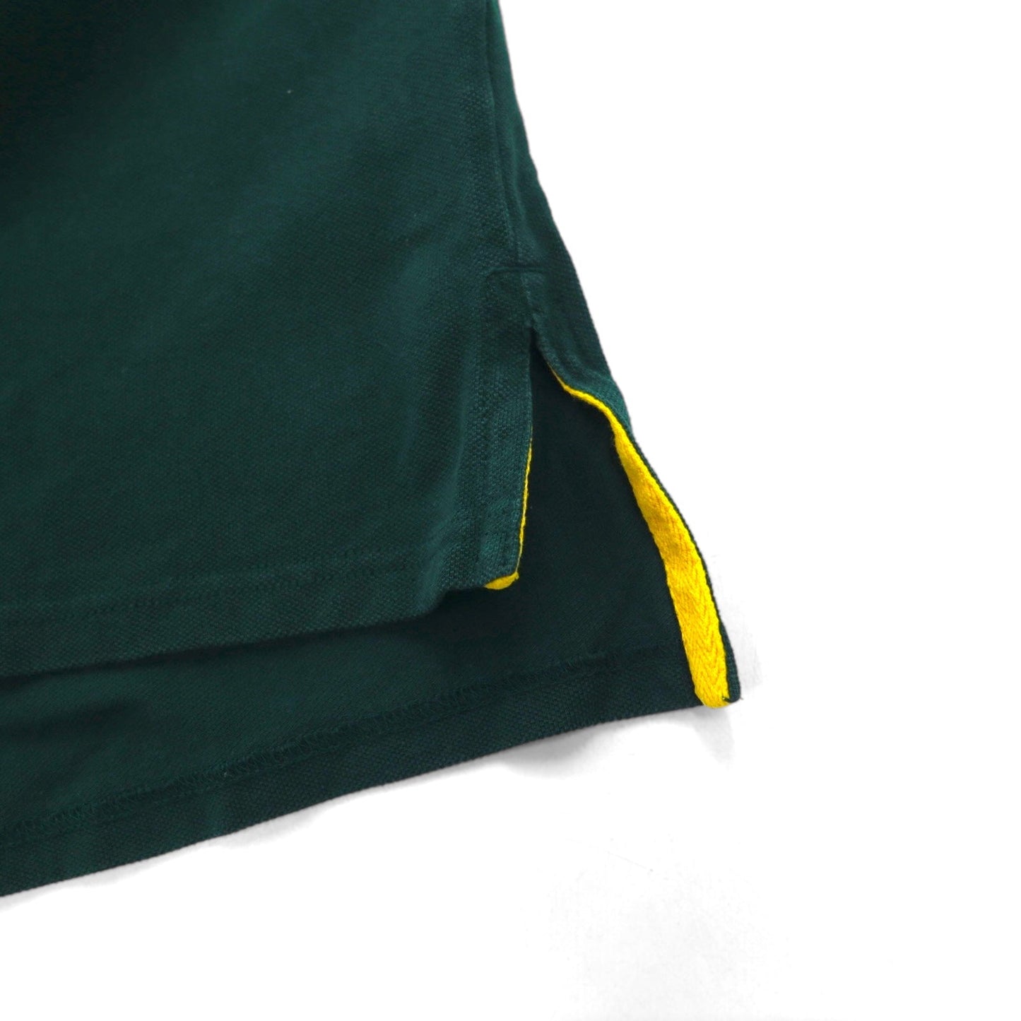 Polo by Ralph Lauren 90年代 ビッグポニー刺繍 ポロシャツ 2XL グリーン コットン 鹿の子