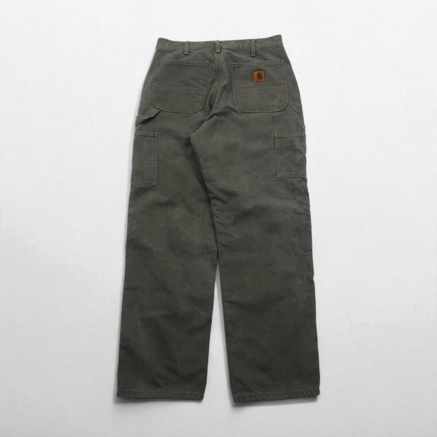 carhartt ルーズフィット ウォッシュドダック ユーティリティー ワークパンツ M カーキ LOOSE FIT B111 ペインターパンツ メキシコ製