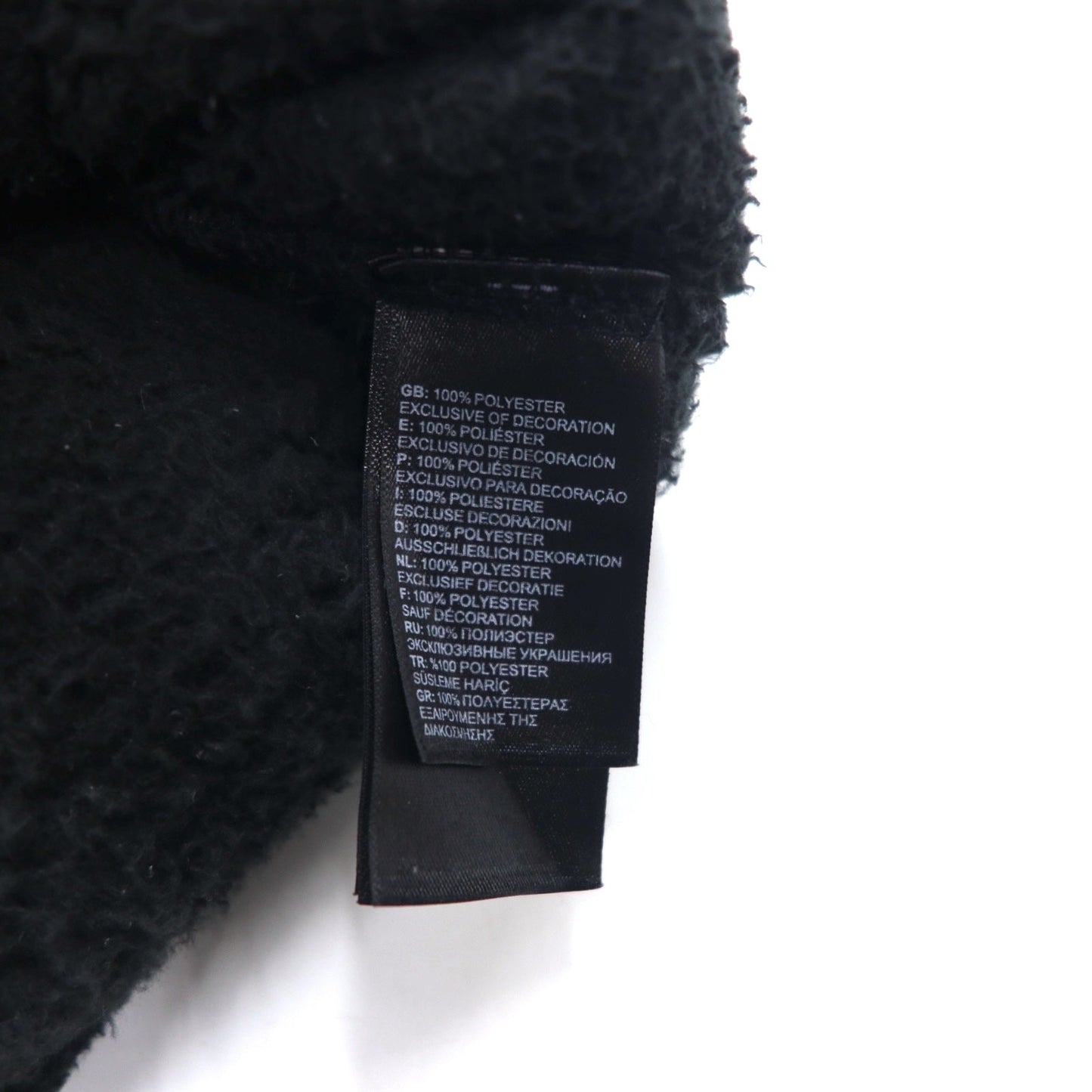 THE NORTH FACE ハーフジップ フリースジャケット M ブラック ポリエステル CAMPSHIRE PULLOVER NF0A33QX
