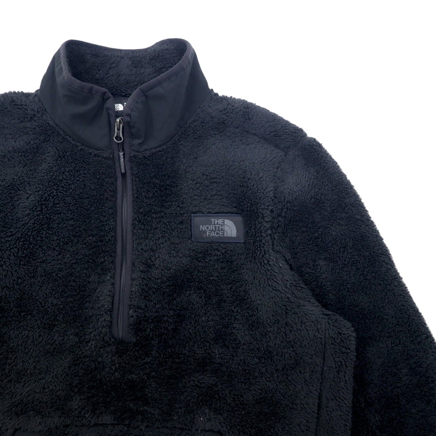 THE NORTH FACE ハーフジップ フリースジャケット M ブラック ポリエステル CAMPSHIRE PULLOVER NF0A33QX