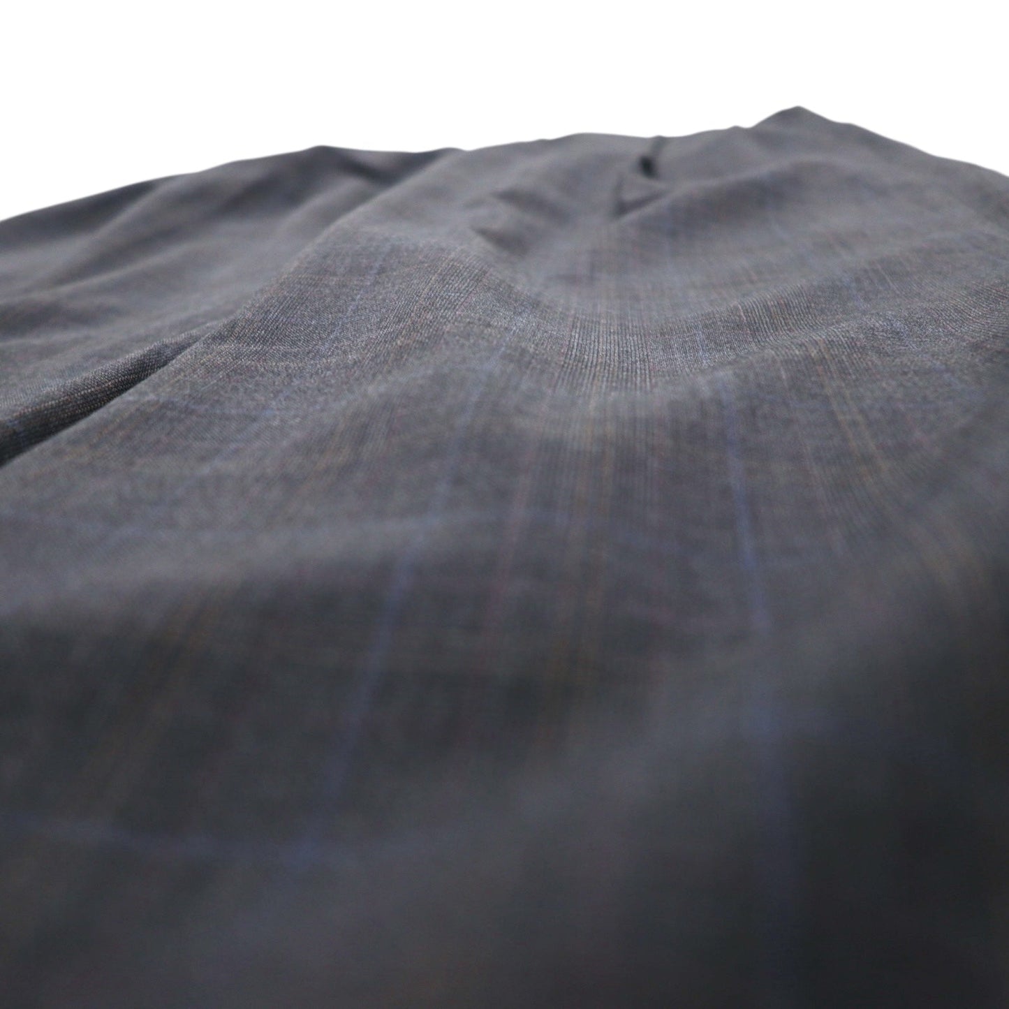 Brooks Brothers Golden Fleece ハンドテーラード 2タック ワイド スラックスパンツ L グレー チェック ウール