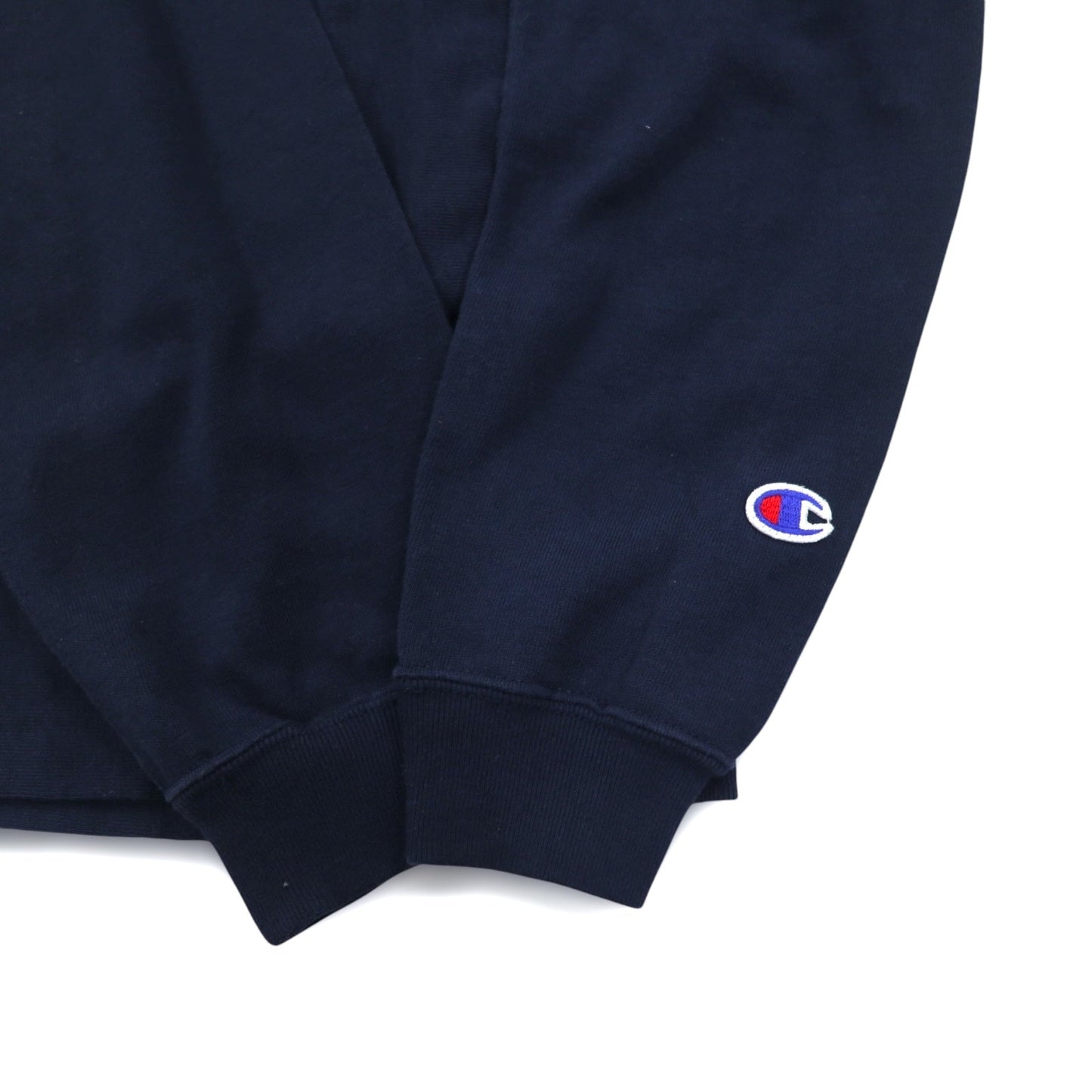 Champion リバースウィーブ REVERSE WEAVE ロングスリーブ フーデッド パーカー シャツ ロンT M ネイビー C3-P408