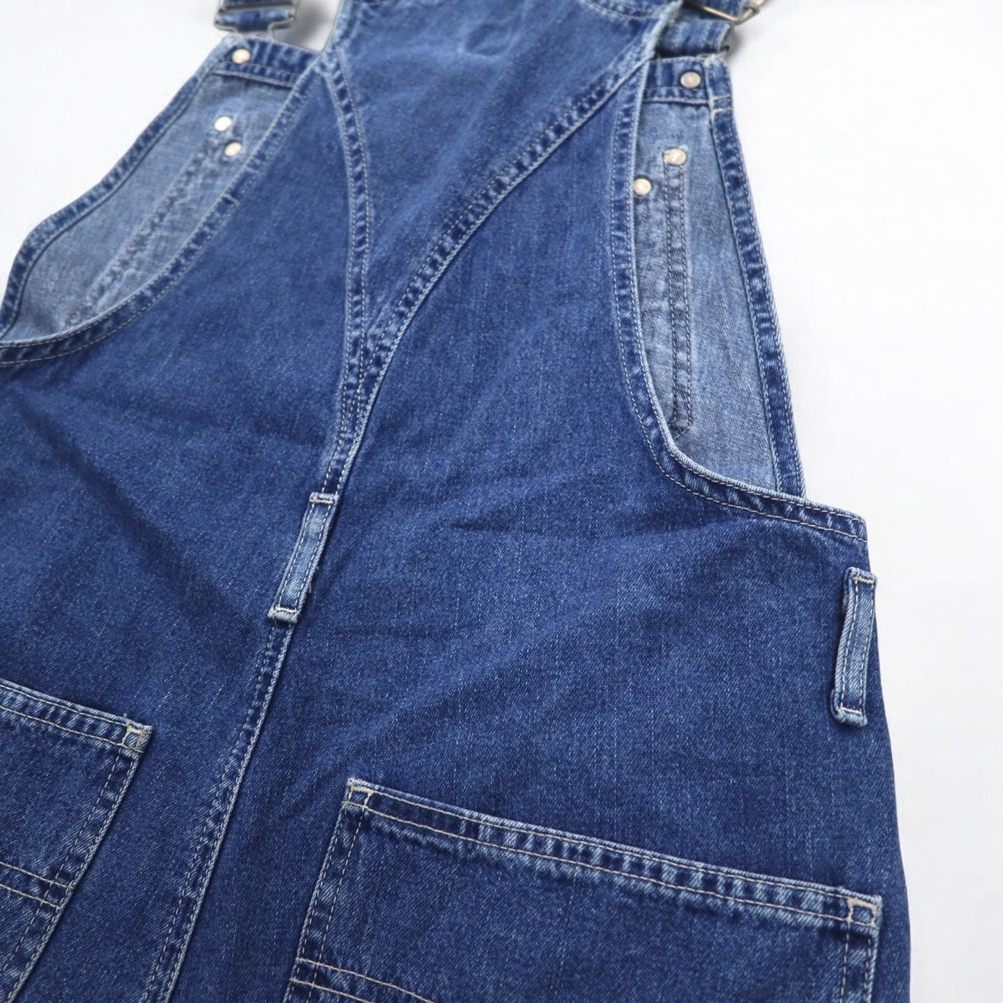 Calvin Klein 90年代 デニム ペインター オーバーオール L インディゴ ブルー コットン