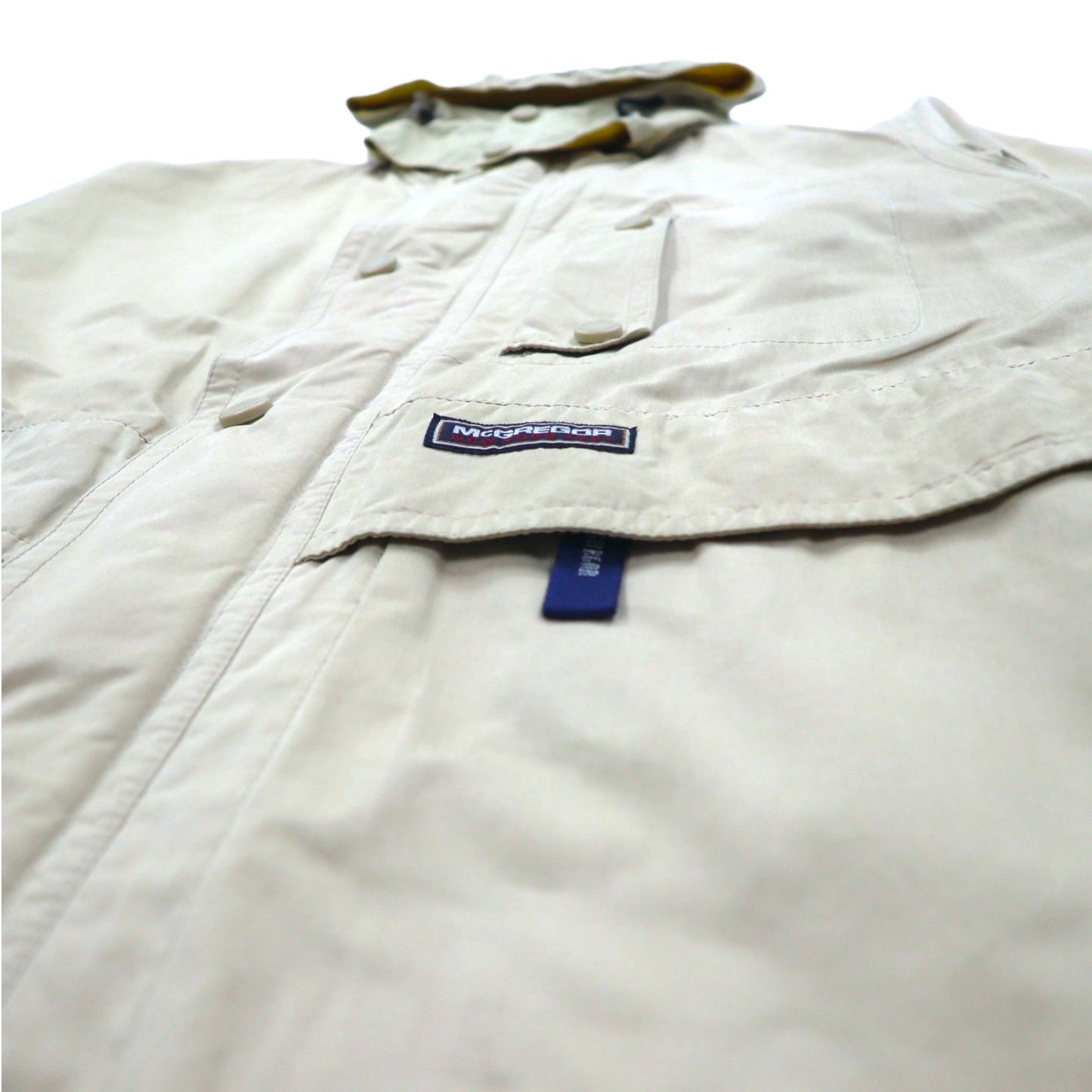 McGREGOR 90年代 マウンテンパーカー M ベージュ ドローコード フード着脱式