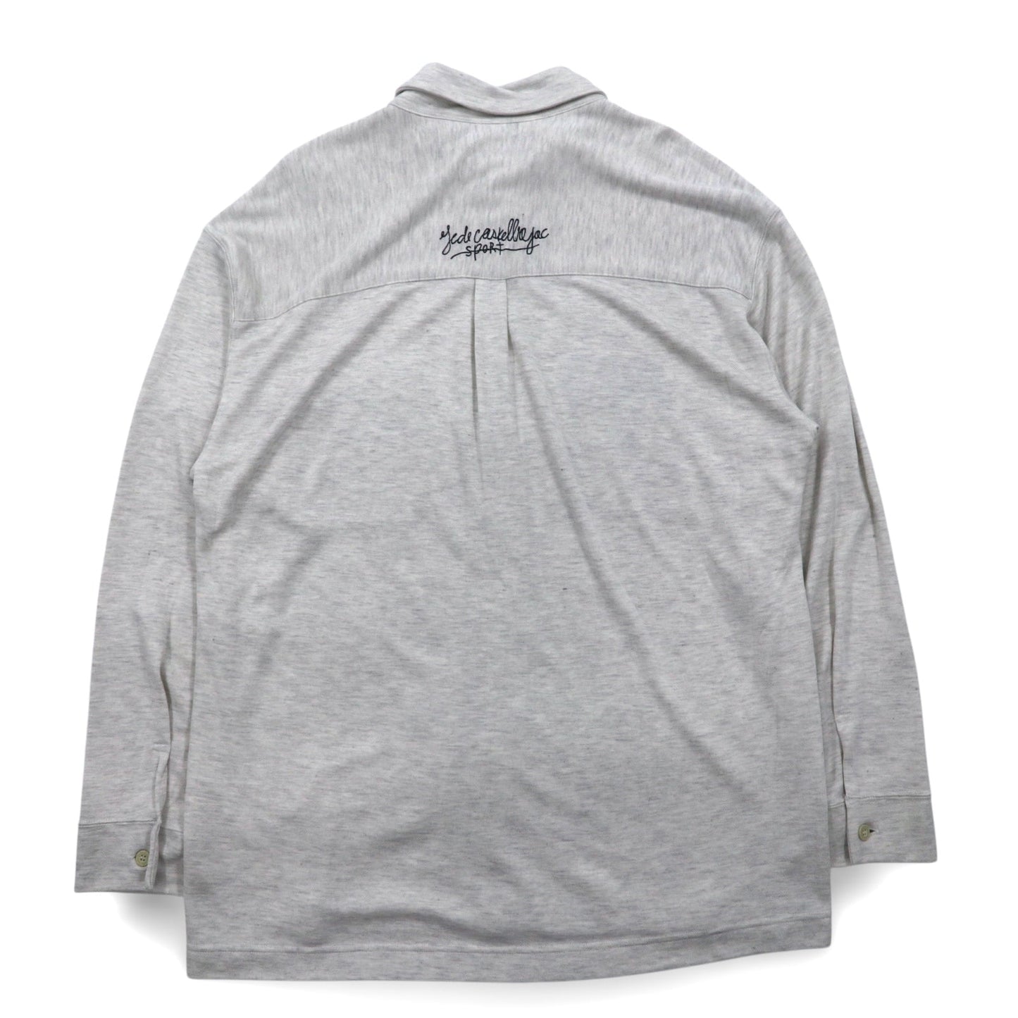 Castelbajac sport 90年代 ポリノジック シャツ XL グレー コットン YOUR GLORY 日本製