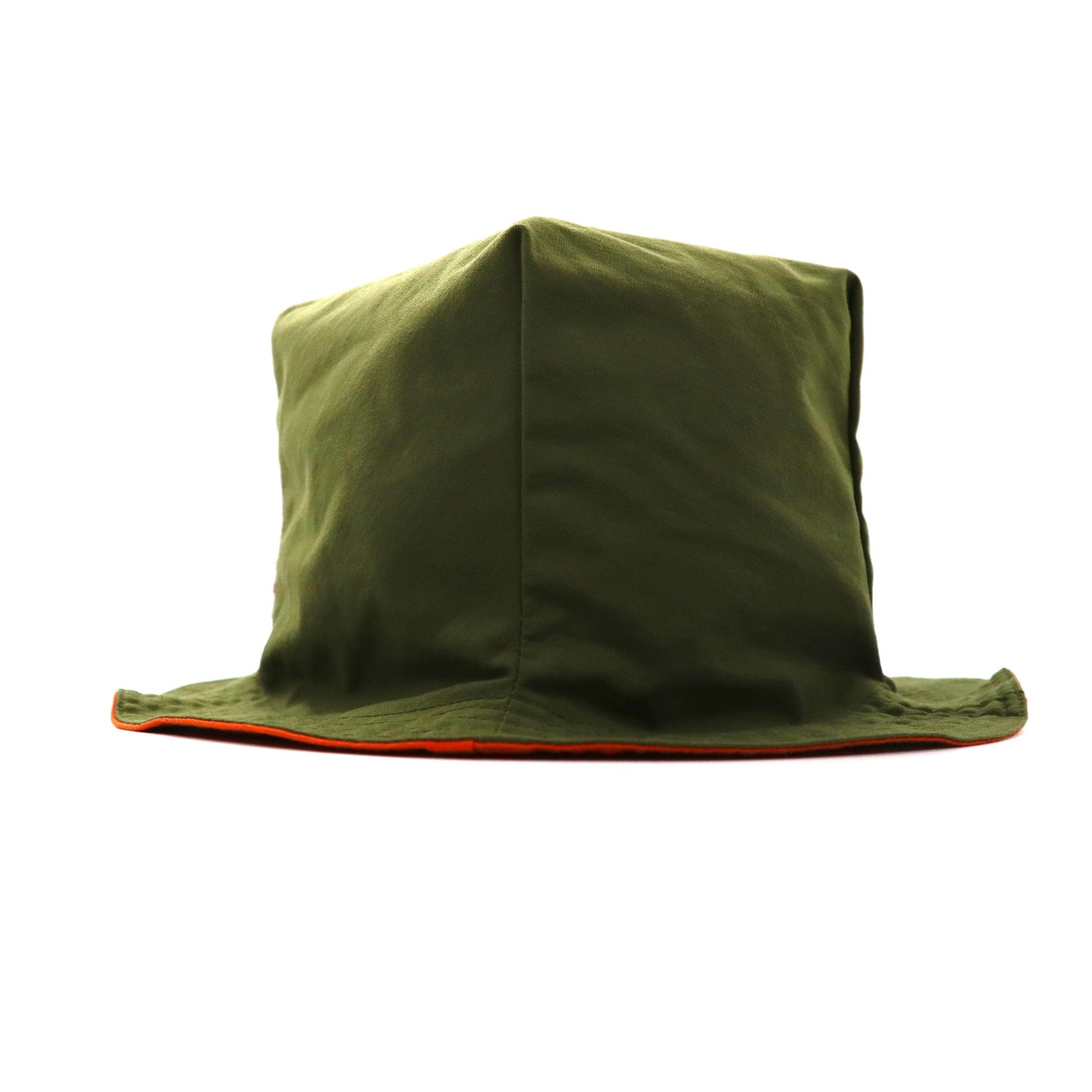 THE モンゴリアンチョップス バケットハット リバーシブル F オレンジ カーキ コットン PENTAGONAL HAT