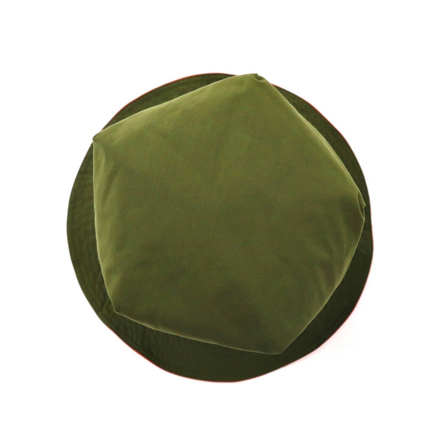 THE モンゴリアンチョップス バケットハット リバーシブル F オレンジ カーキ コットン PENTAGONAL HAT