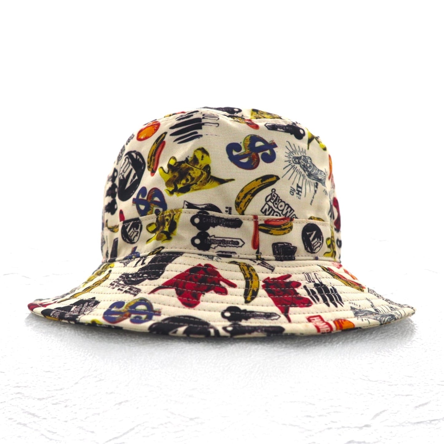 CA4LA × Andy Warhol アンディー ウォーホル バケットハット FREE ベージュ 総柄 アート CAW00420 日本製