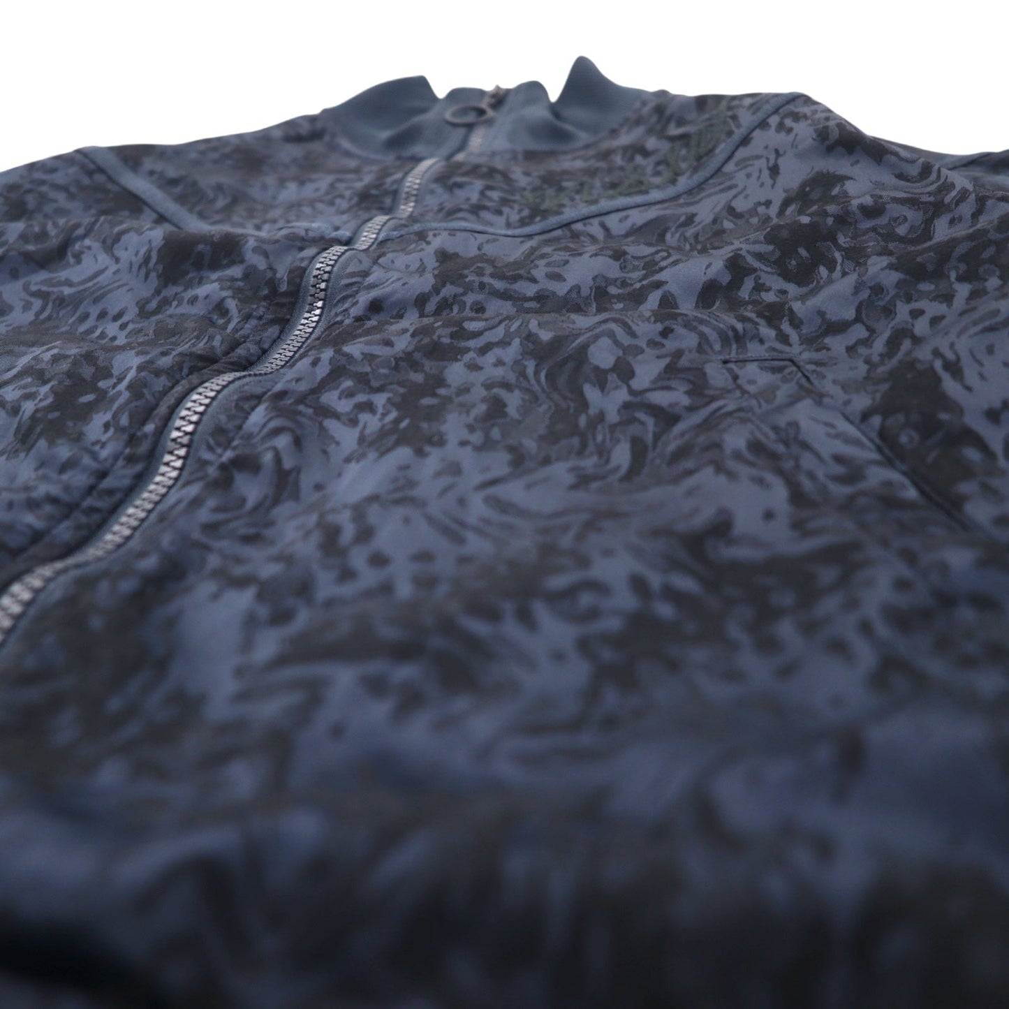 NIKE NSW トラックジャケット ジャージ S ネイビー 総柄 ポリエステル ロゴ刺繍 Jacquard 940250-475