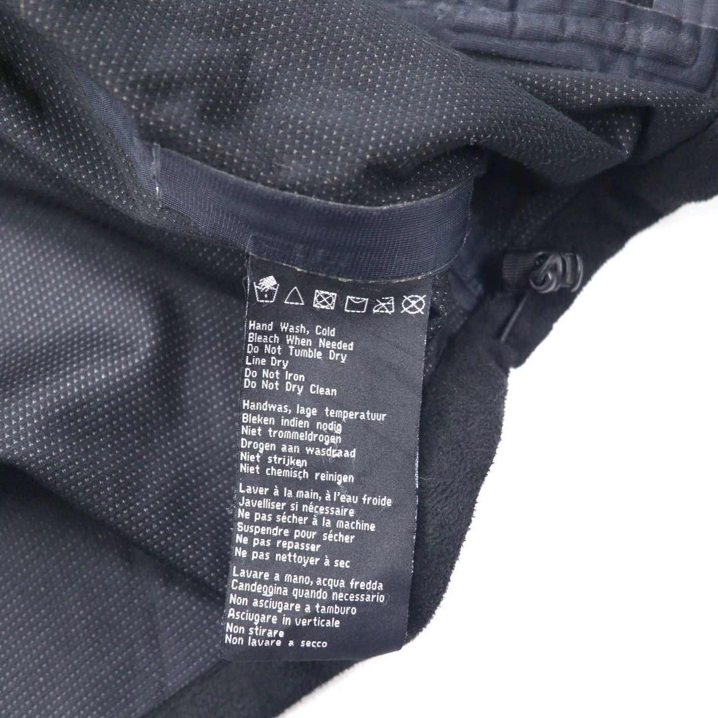 HARLEY DAVIDSON フリースジャケット パーカー XL ブラック ポリエステル スカル プリント リフレクター