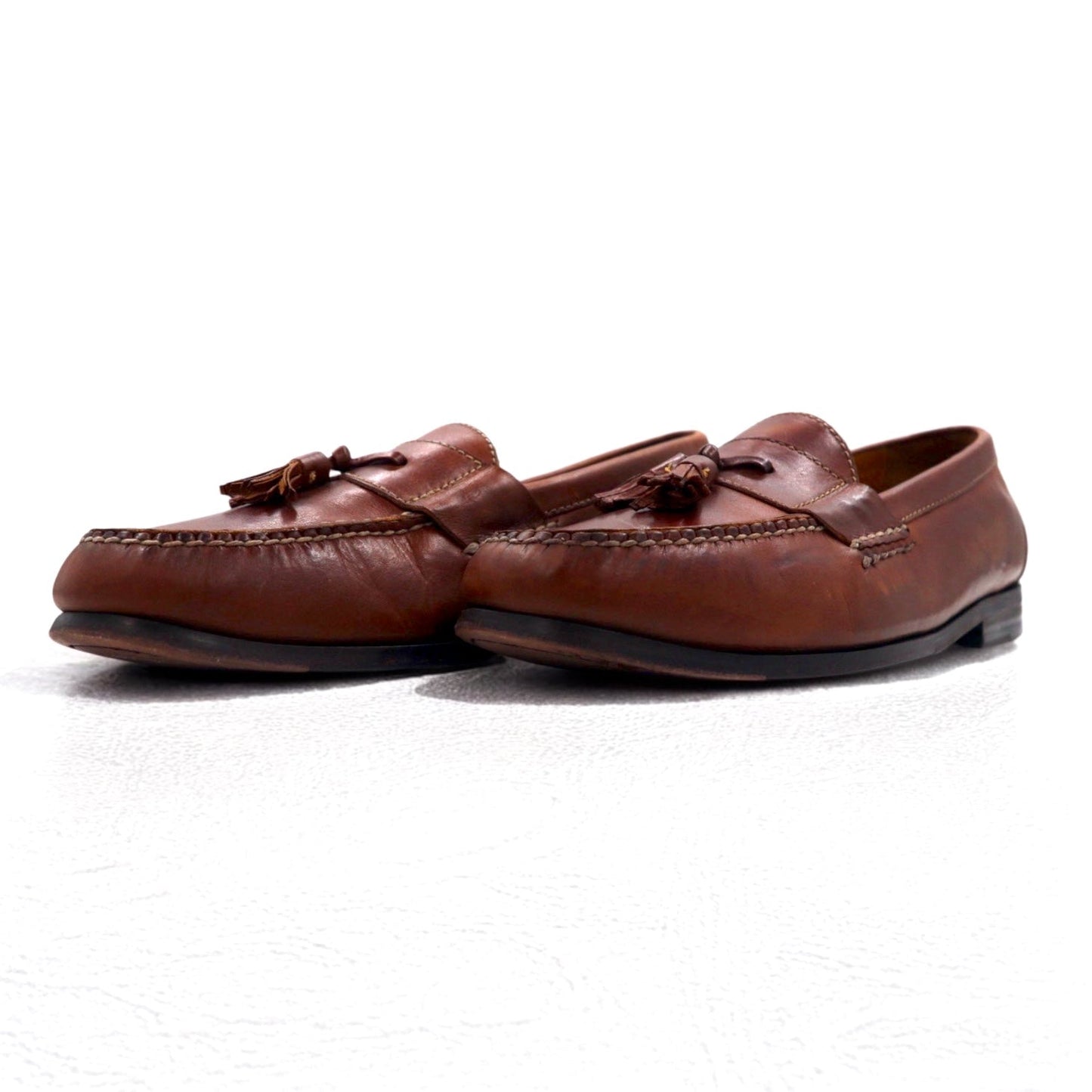 COLE HAAN ナイキエア NIKE AIR タッセルローファー 28.5cm ブラウン レザー C06982