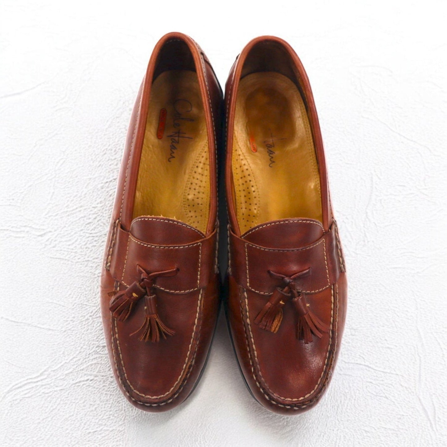 COLE HAAN ナイキエア NIKE AIR タッセルローファー 28.5cm ブラウン レザー C06982