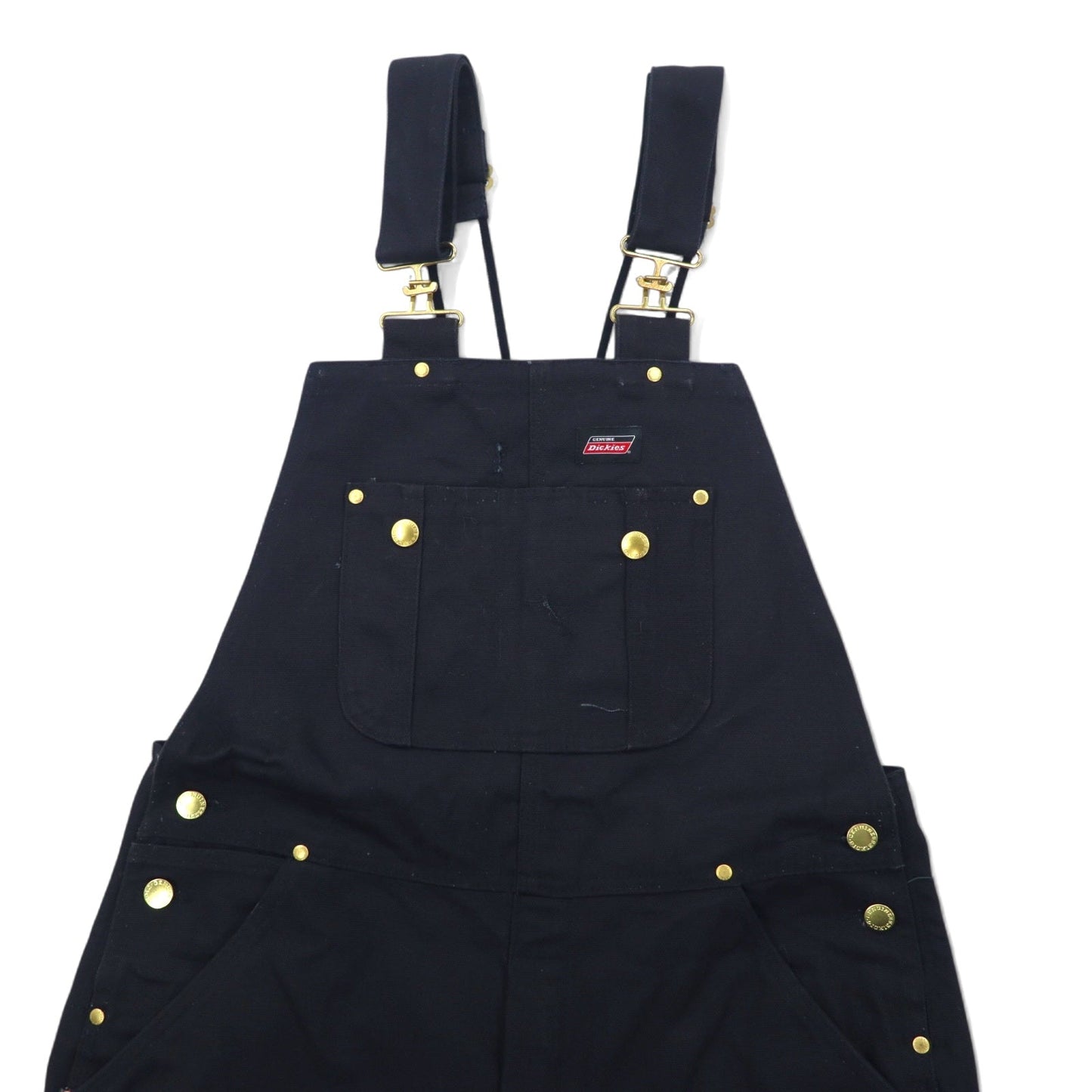 Dickies ダック オーバーオール 34 ブラック コットン G6541BK