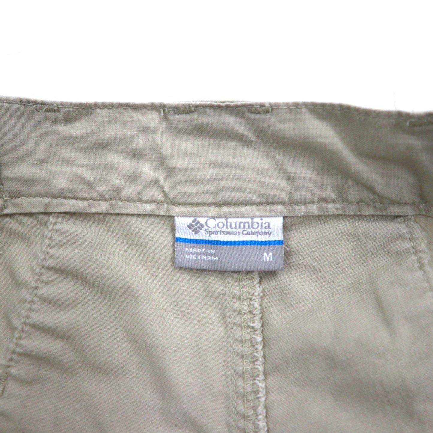 Columbia PFG フィッシングショーツ カーゴショーツ ハーフパンツ M ベージュ コットン FM4011