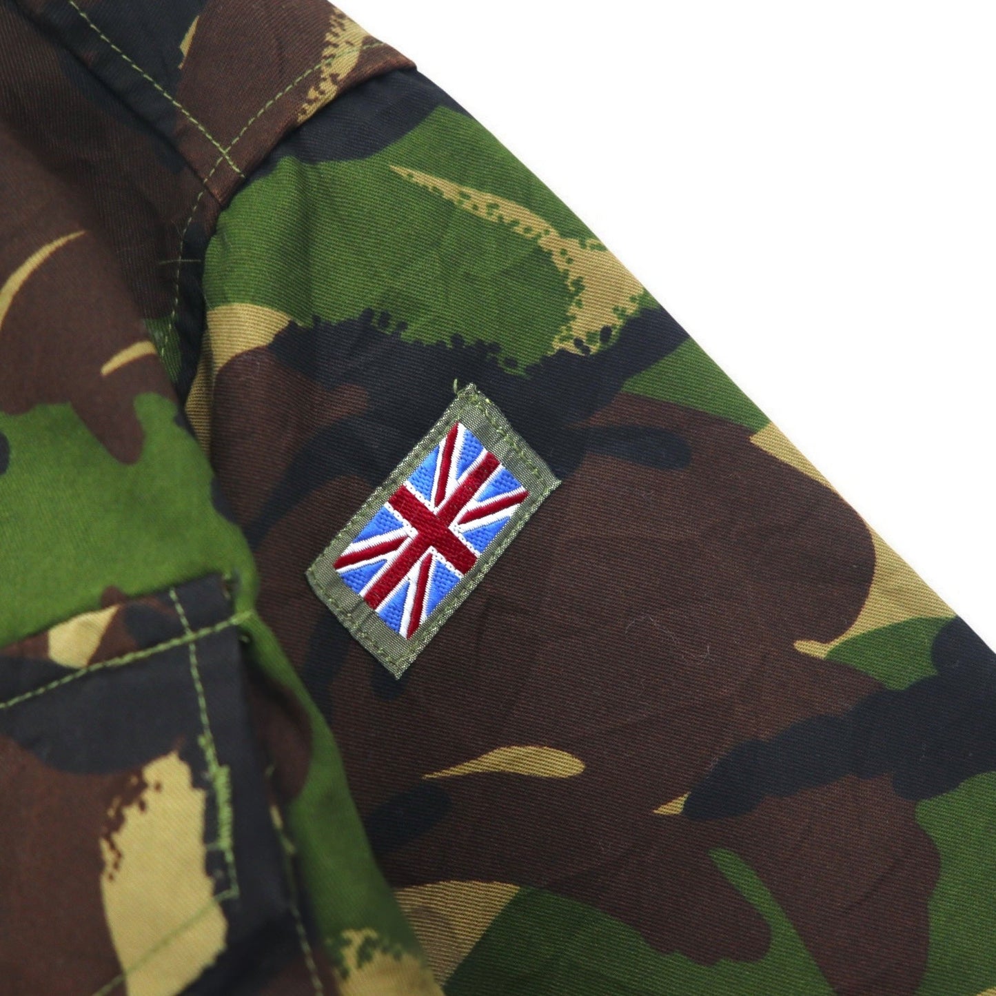 BRITISH ARMY イギリス軍 コンバットジャケット XXL カーキ カモフラ ウッドランド ミリタリー Lightweight Jacket, Woodland DP 8415-99-503-8779