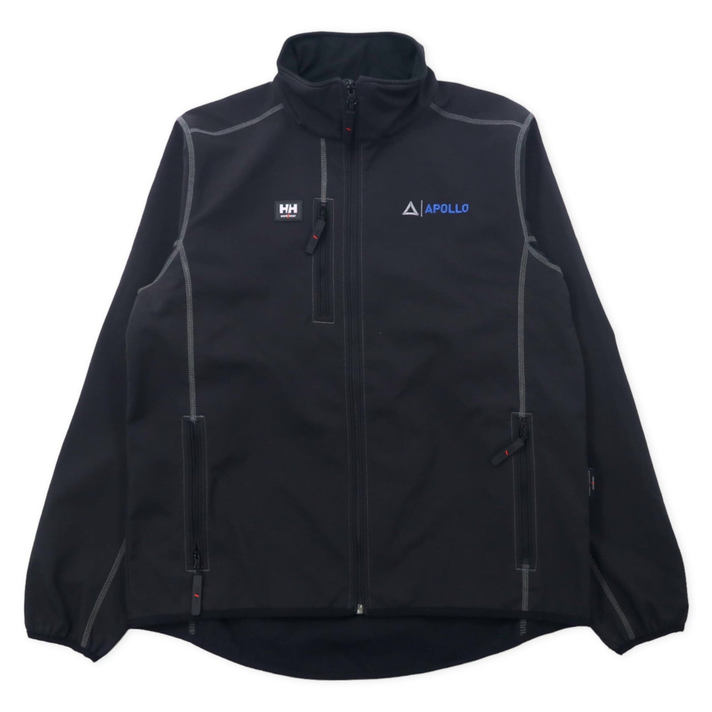 HELLY HANSEN WORKWEAR フリースライニング ソフトシェルジャケット L ブラック ポリエステル APOLLO