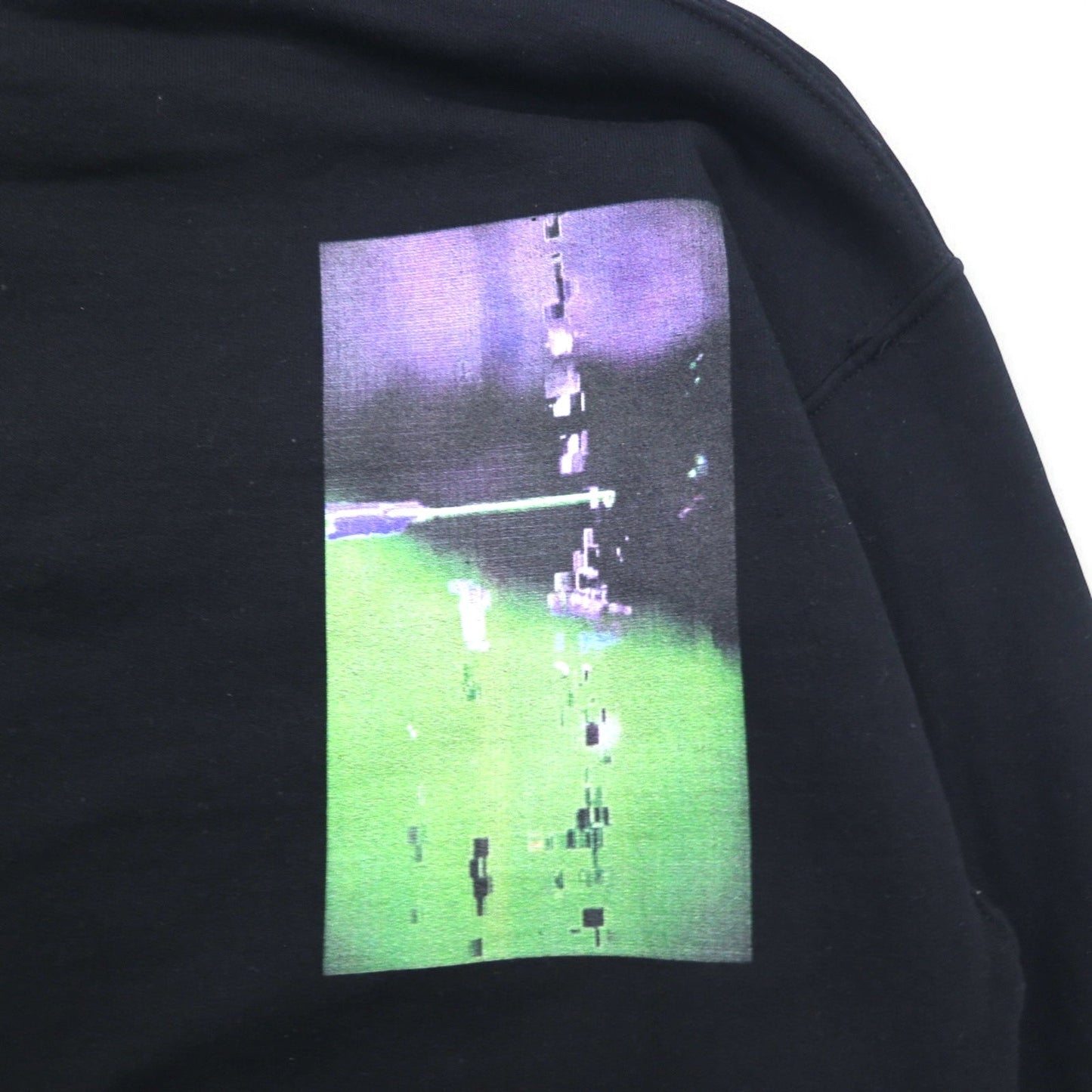 FLAGSTUFF グラフィック プルオーバー パーカー M ブラック F-LAGSTUF-F LABO HOODIE 19SS-FS-41