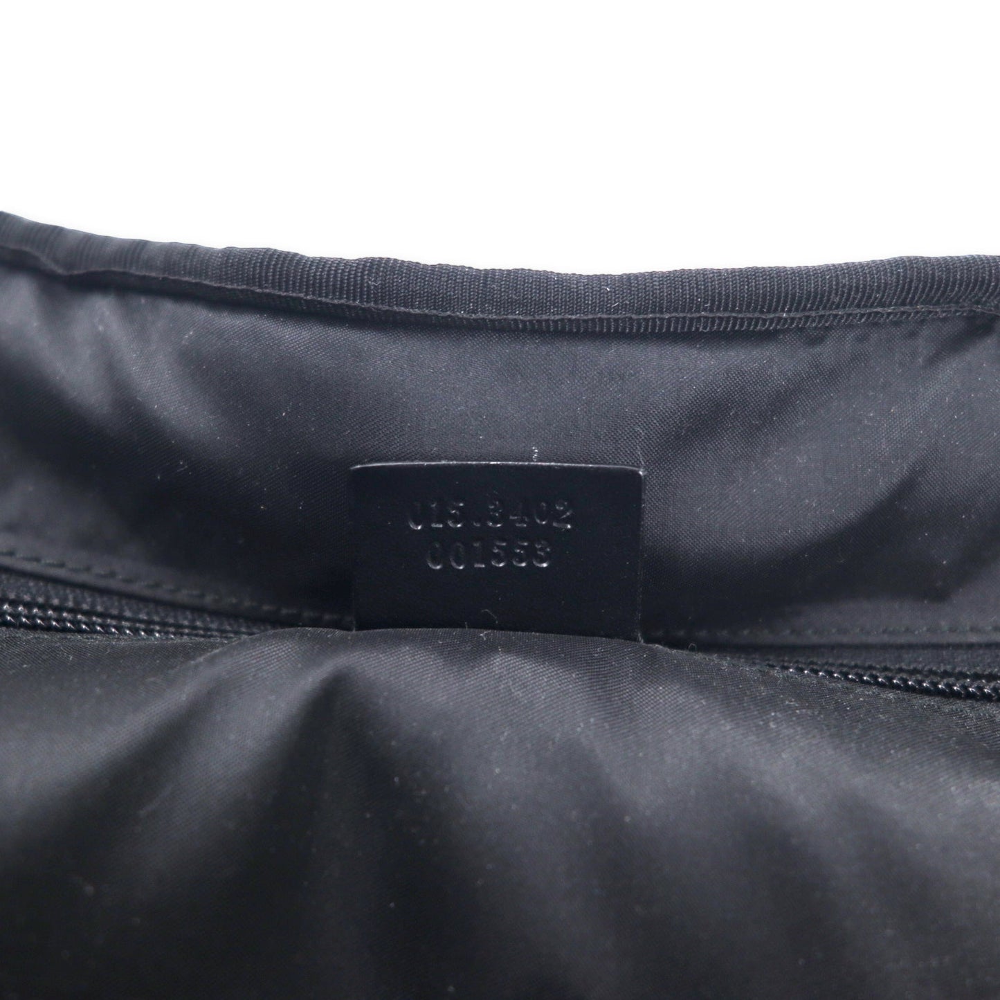 GUCCI 2WAY ブリーフケース ビジネスバッグ ブラック ナイロンキャンバス レザー切り替え 015 3402 001553 イタリア製