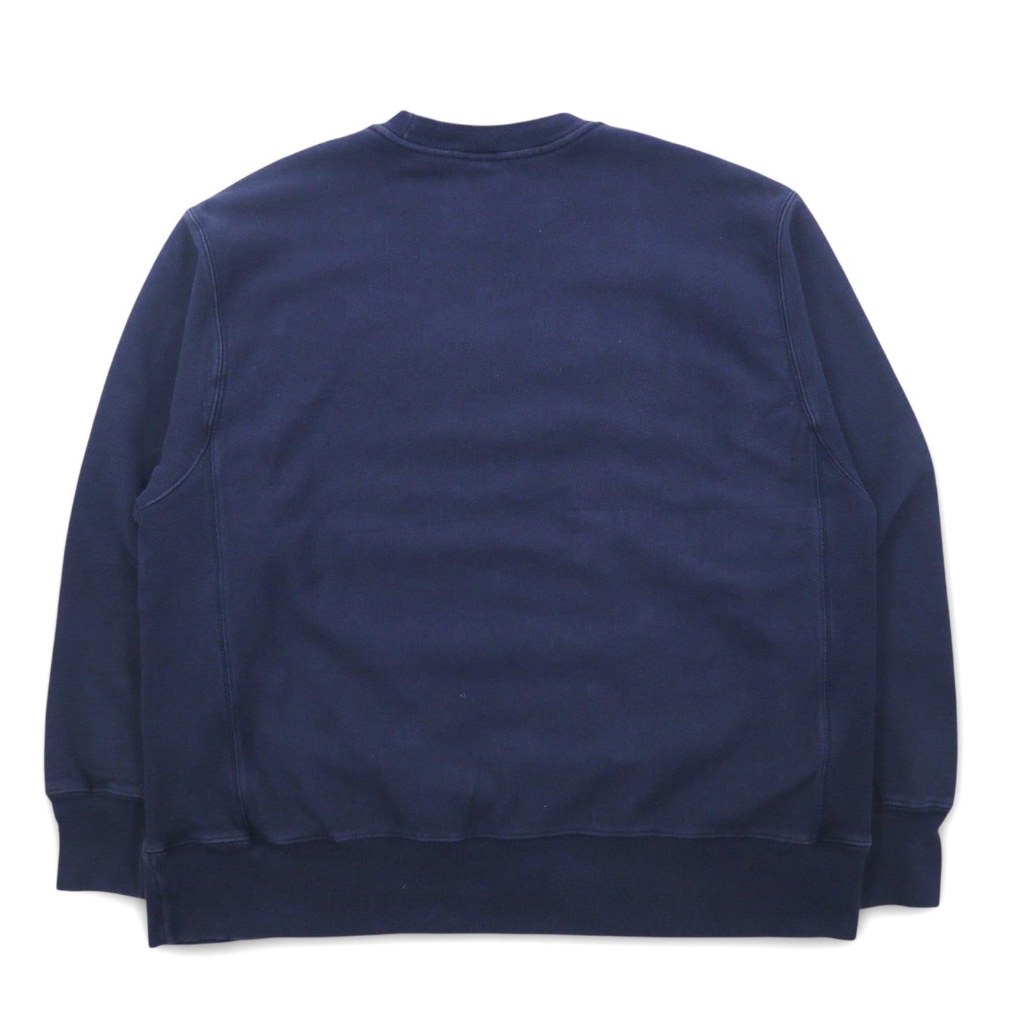 Champion リバースウィーブ REVERSE WEAVE スクリプトロゴ プリント スウェット 3XL ネイビー 青単タグ 復刻 エルサルバドル製