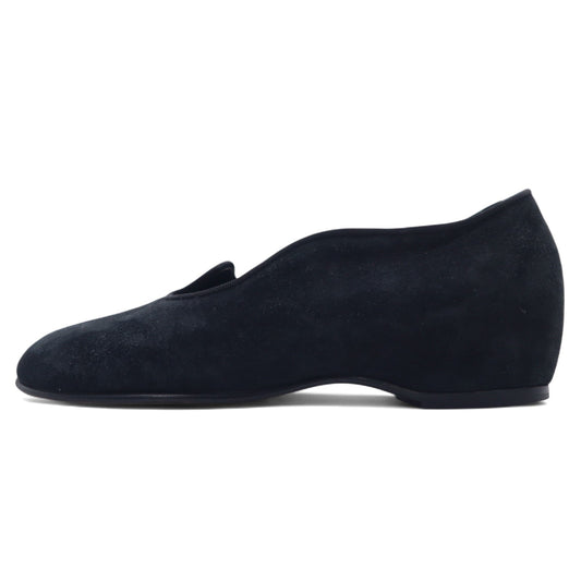 COMME des GARCONS オペラシューズ パンプス 23.5cm ブラック スエードレザー 日本製